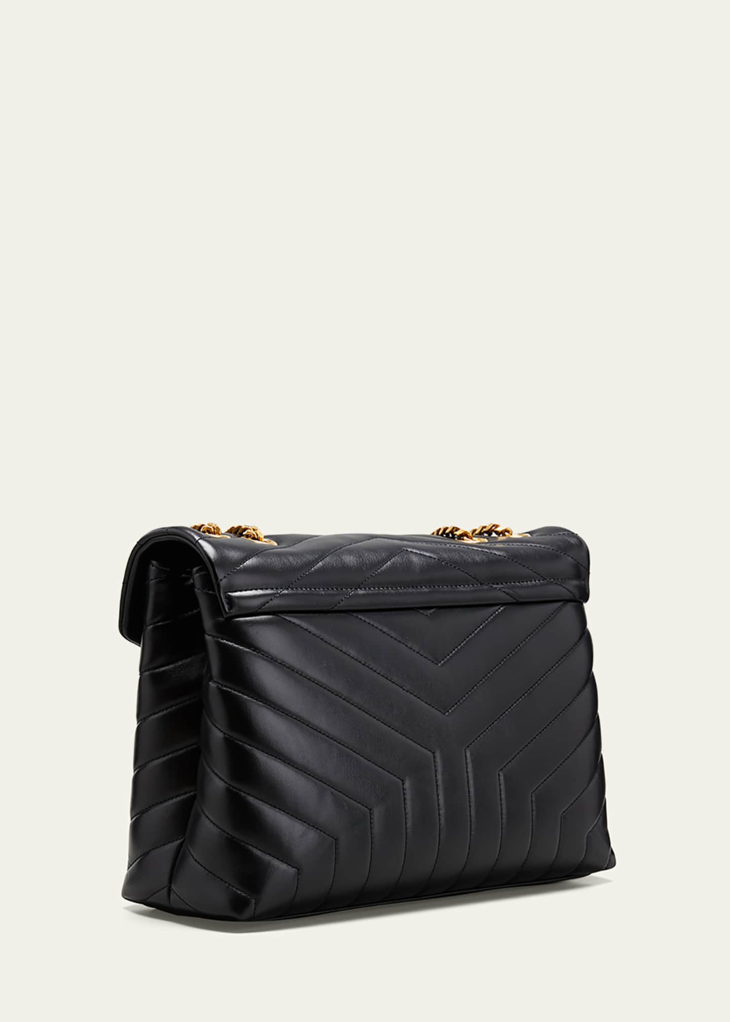 Saint Laurent Loulou Medium YSL Shoulder Bag in Quilted Leather Image 3 of 6