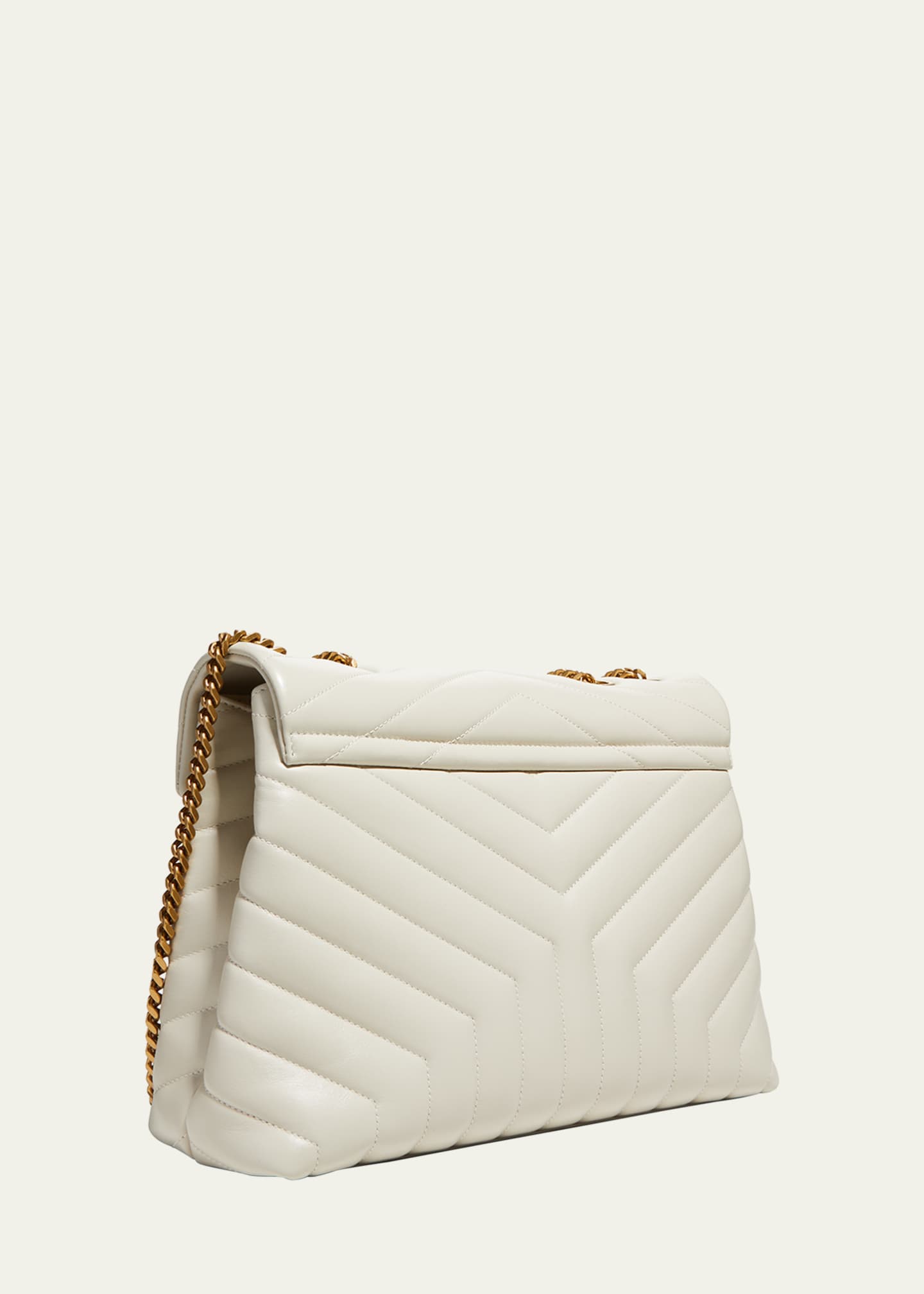 Saint Laurent Loulou Medium YSL Shoulder Bag in Quilted Leather Image 3 of 5