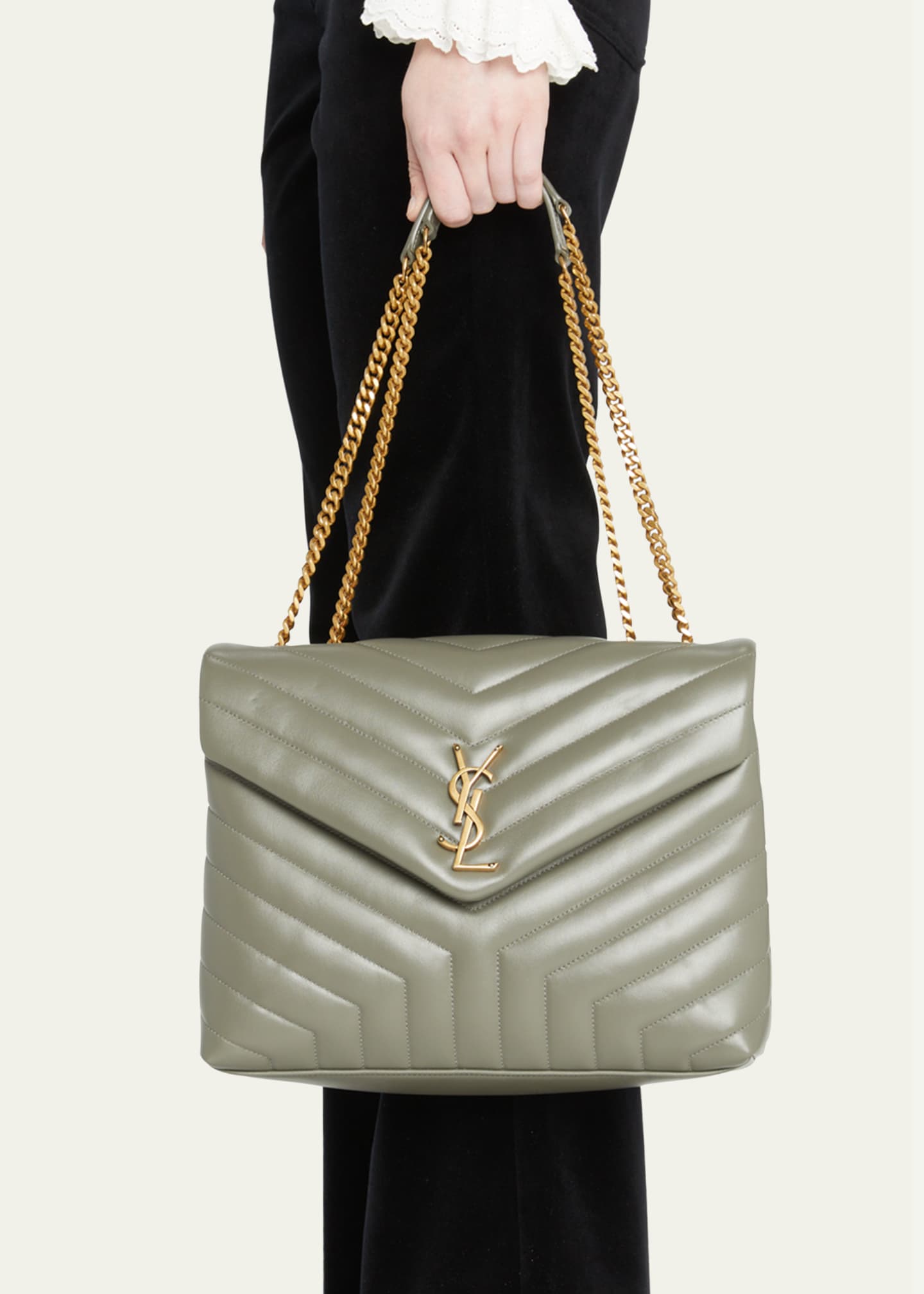 Loulou medium quilted sales leather shoulder bag