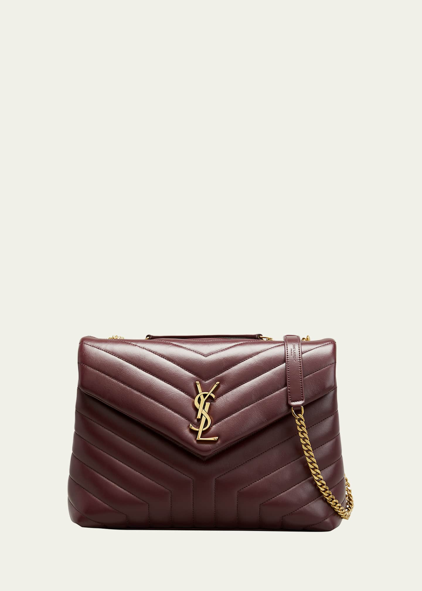 Saint Laurent Loulou Medium Leather Shoulder Bag