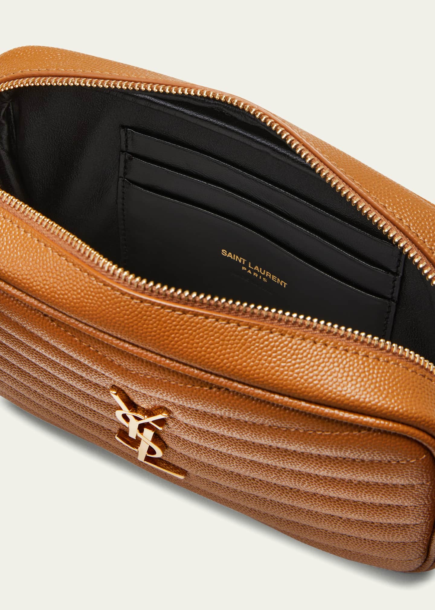 Saint Laurent lou mini textured-leather shoulder bag. #saintlaurent  #crossbody #bags
