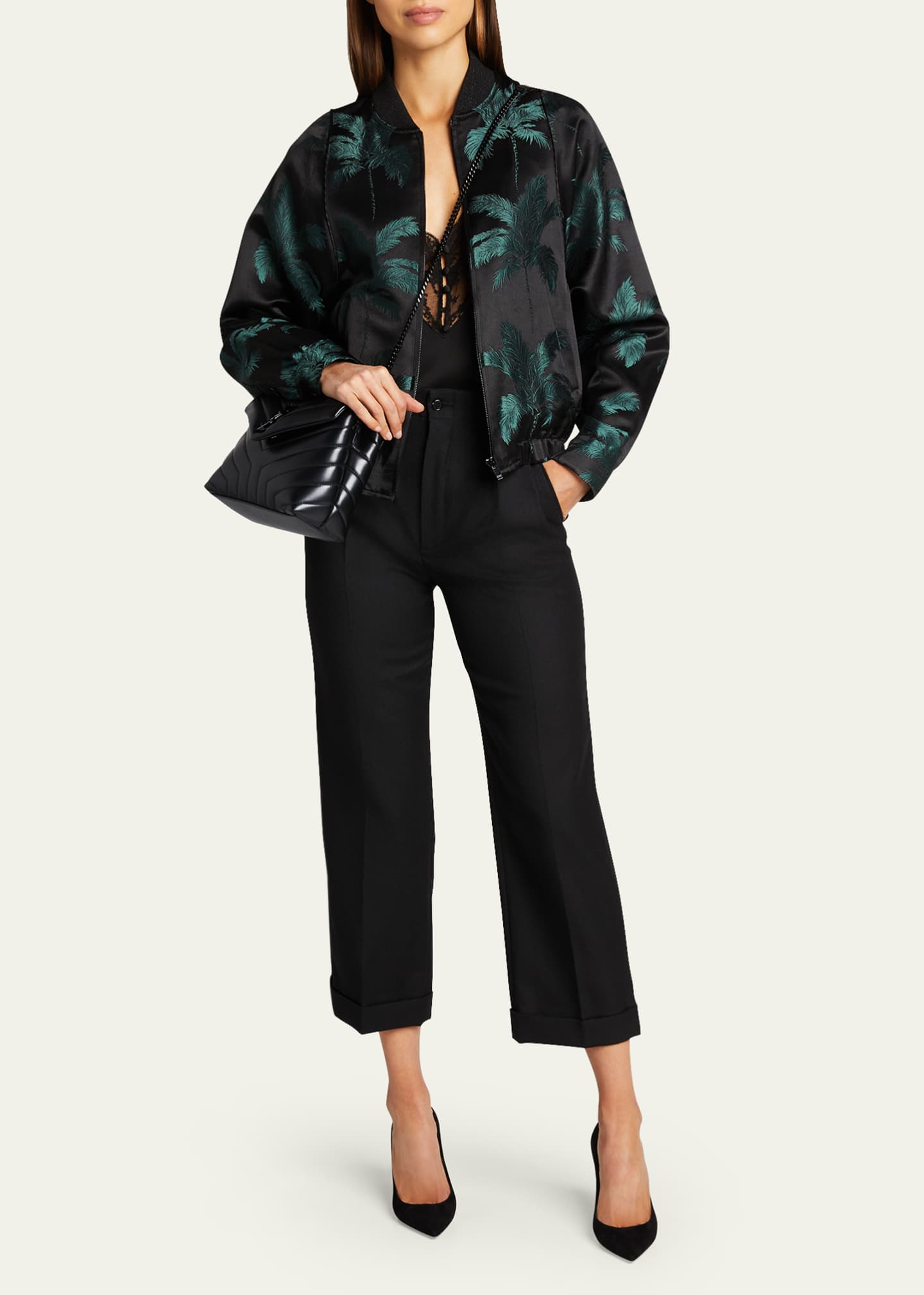 Saint Laurent Loulou Small YSL Shoulder Bag in Quilted Leather Image 5 of 6