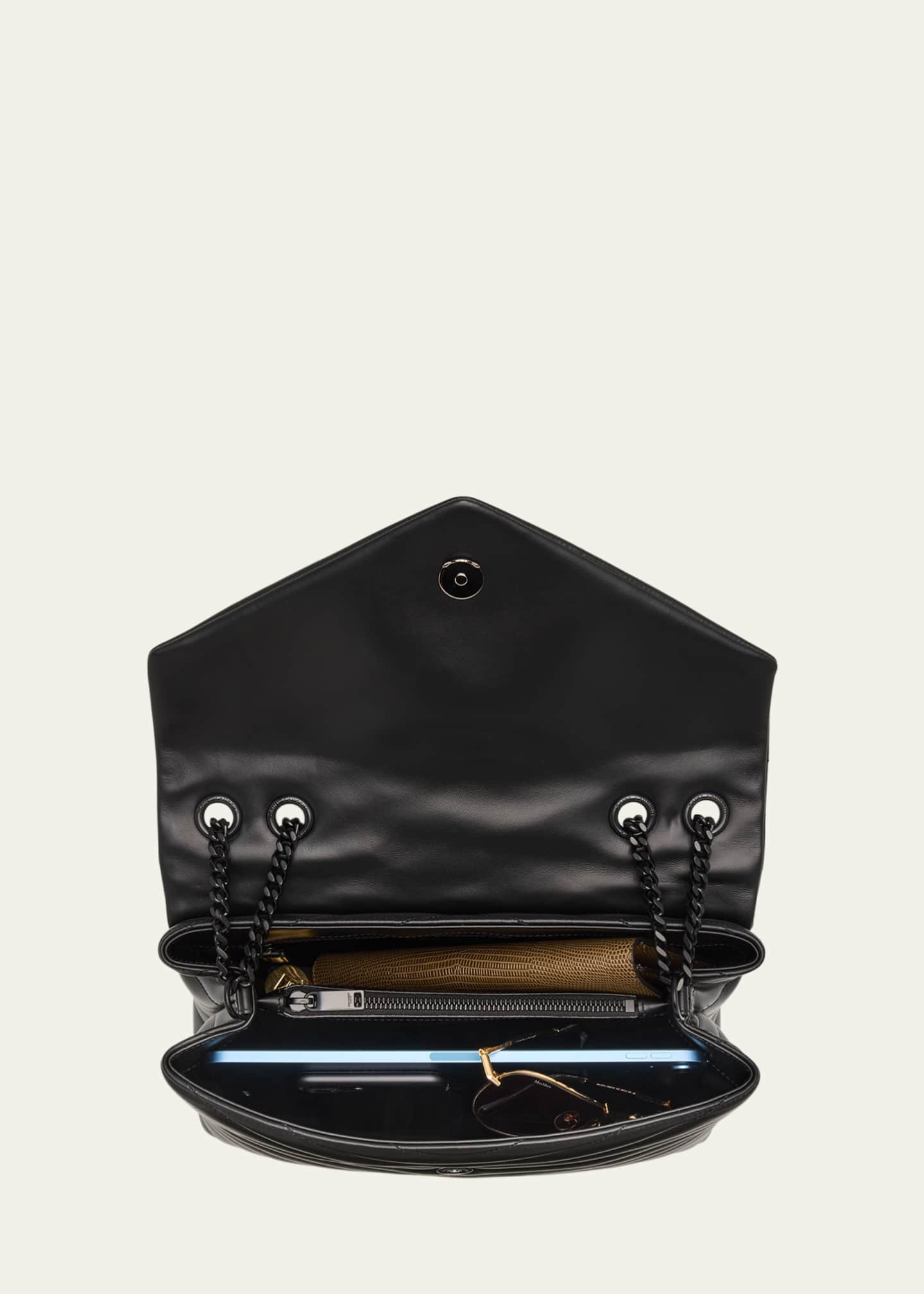 Saint Laurent Loulou Medium YSL Shoulder Bag in Quilted