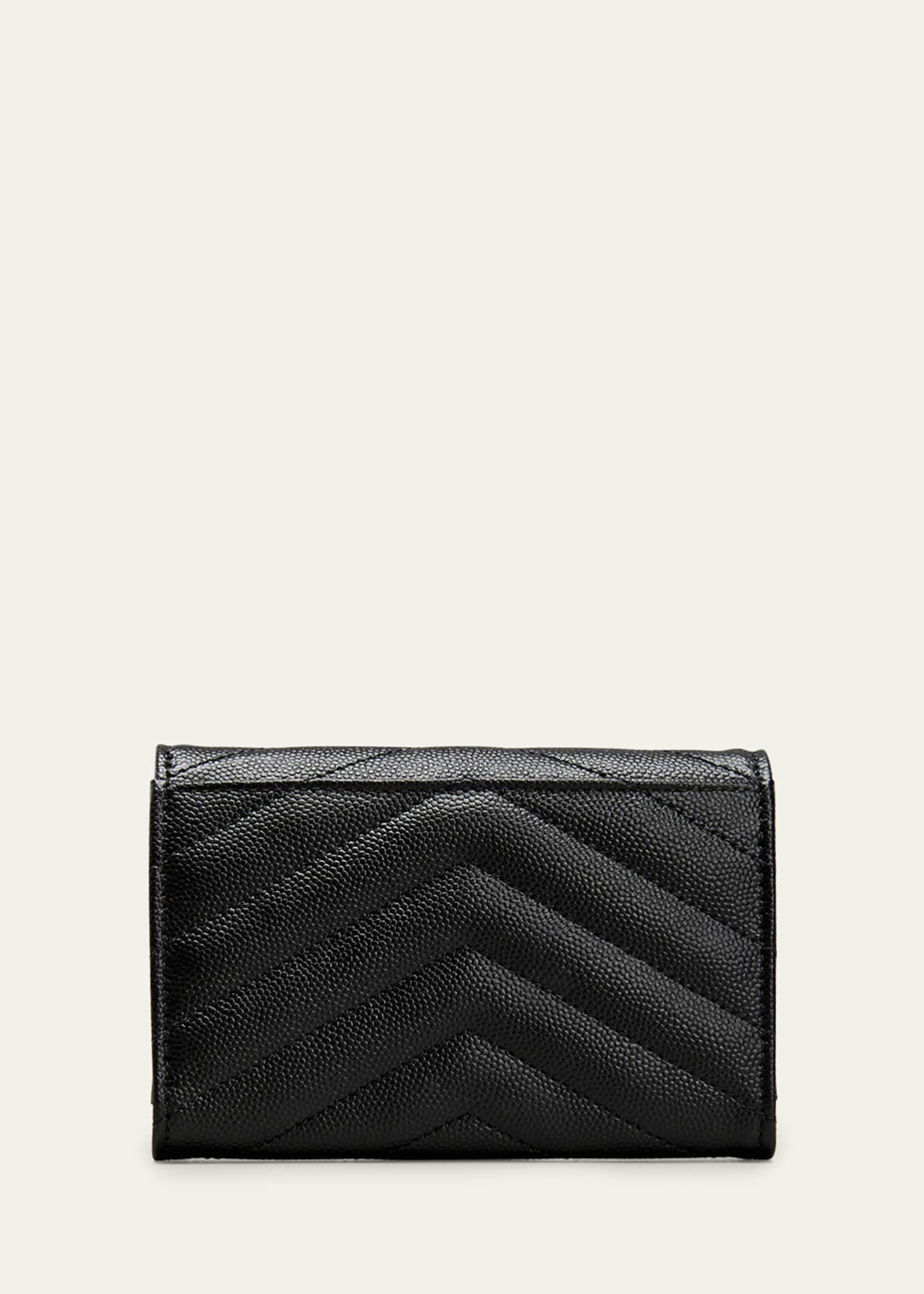 Saint laurent monogram quilted wallet new arrivals