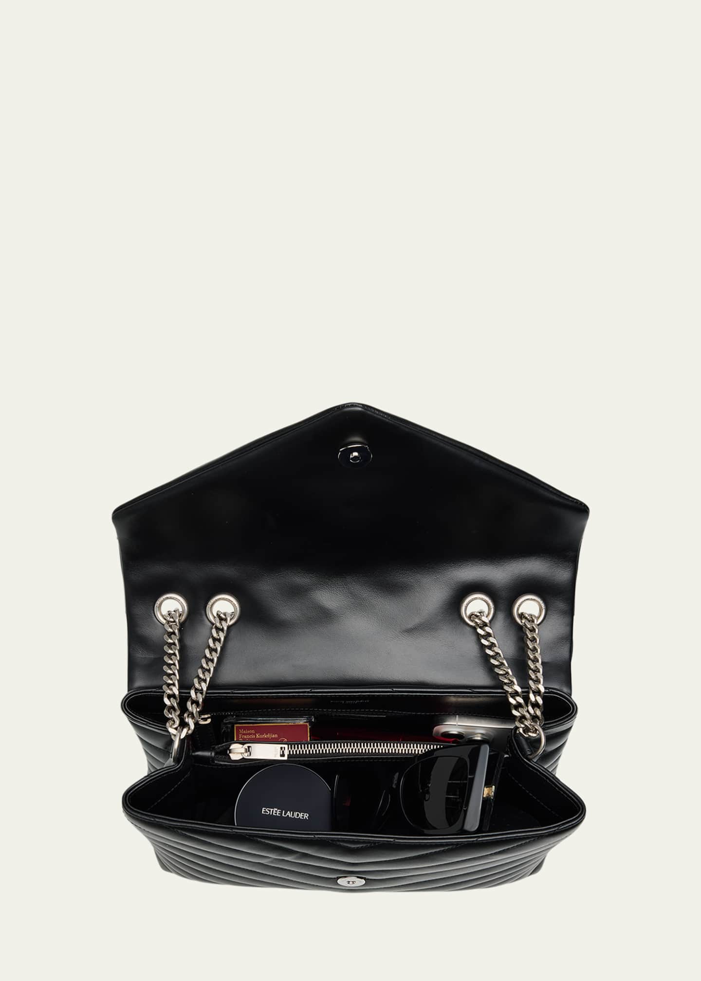Saint Laurent Loulou Medium YSL Shoulder Bag in Quilted