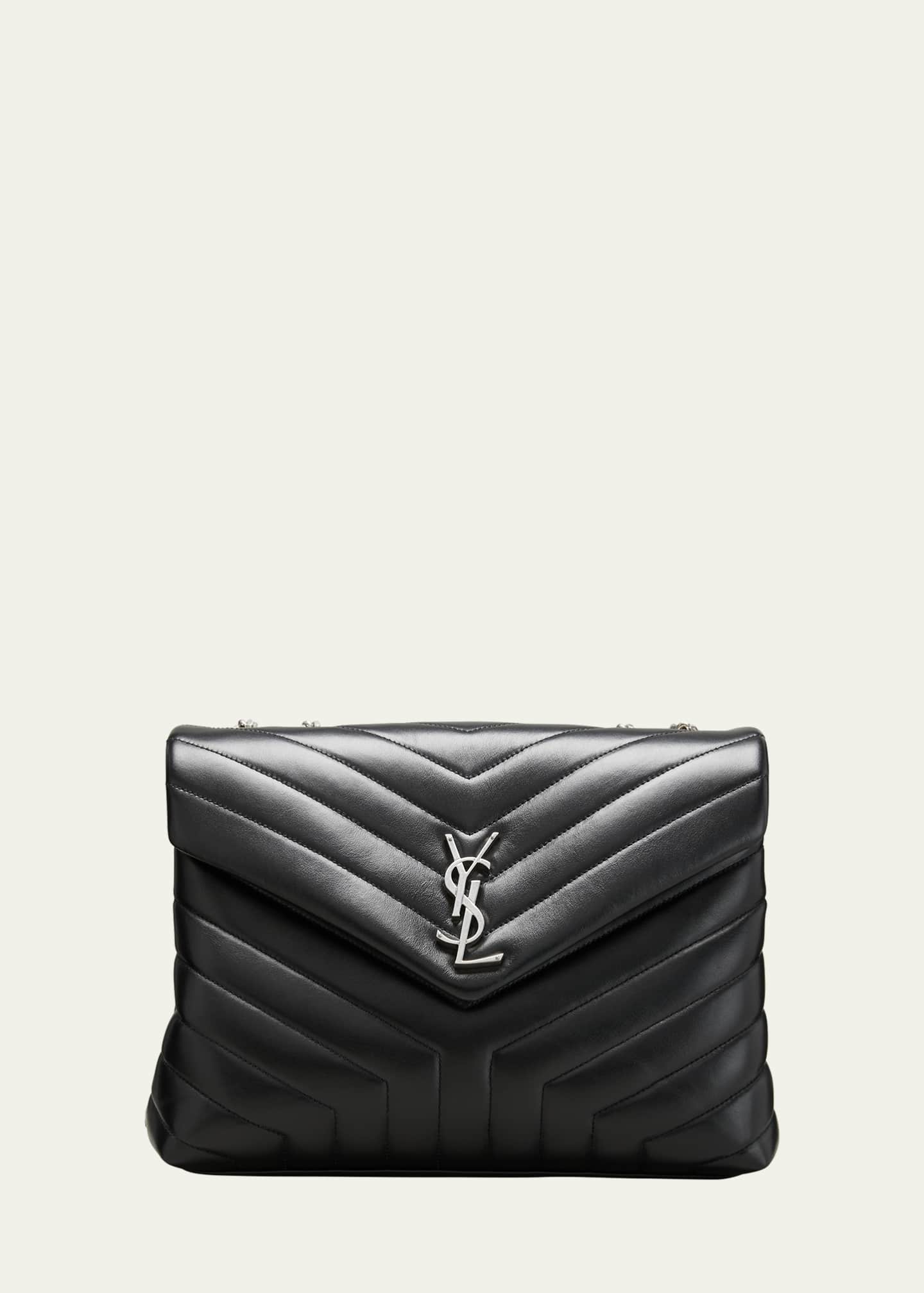 Saint Laurent Loulou Medium Matelasse Calfskin Shoulder Bag