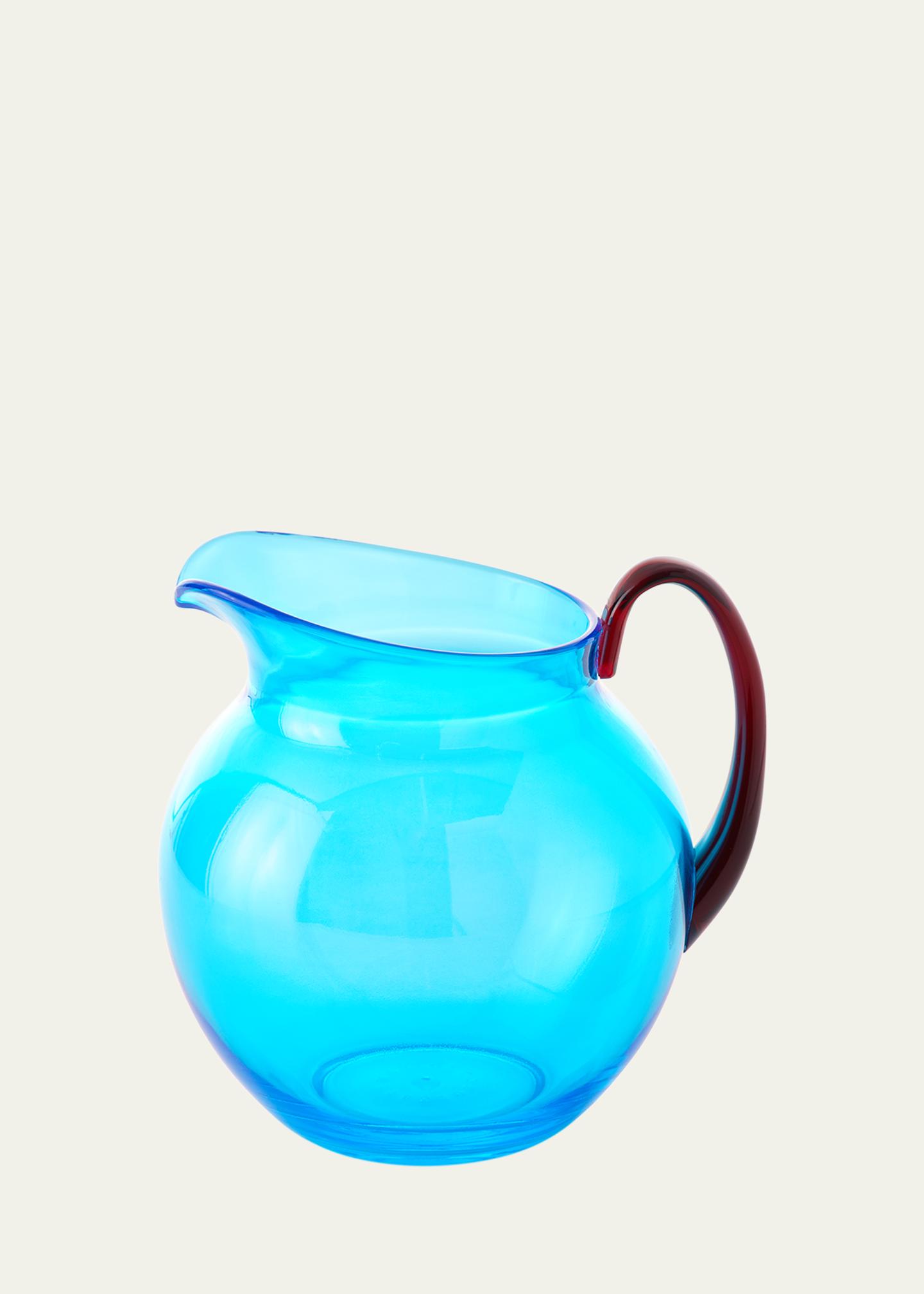 Carafe Pallina Mario Luca Giusti En Acrylique Transparent - 2 Litres, Style Italien Classique, Pour Table Et Décoration