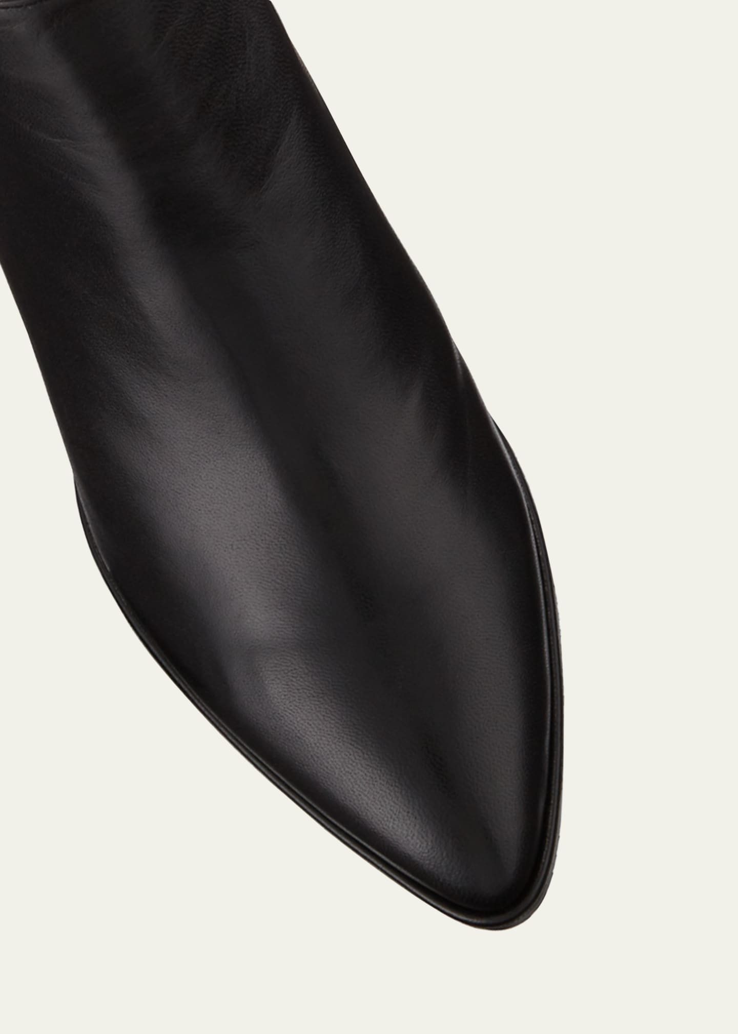 Stuart Weitzman Gardiner Leather Block-Heel Ankle Booties Image 3 of 3
