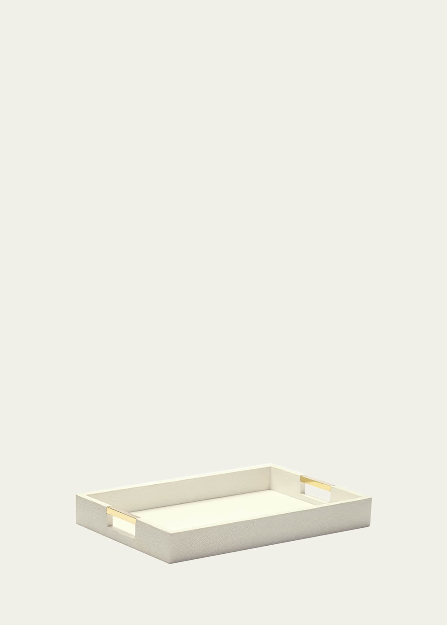 AERIN Modern Shagreen Desk Tray Image 1 of 2