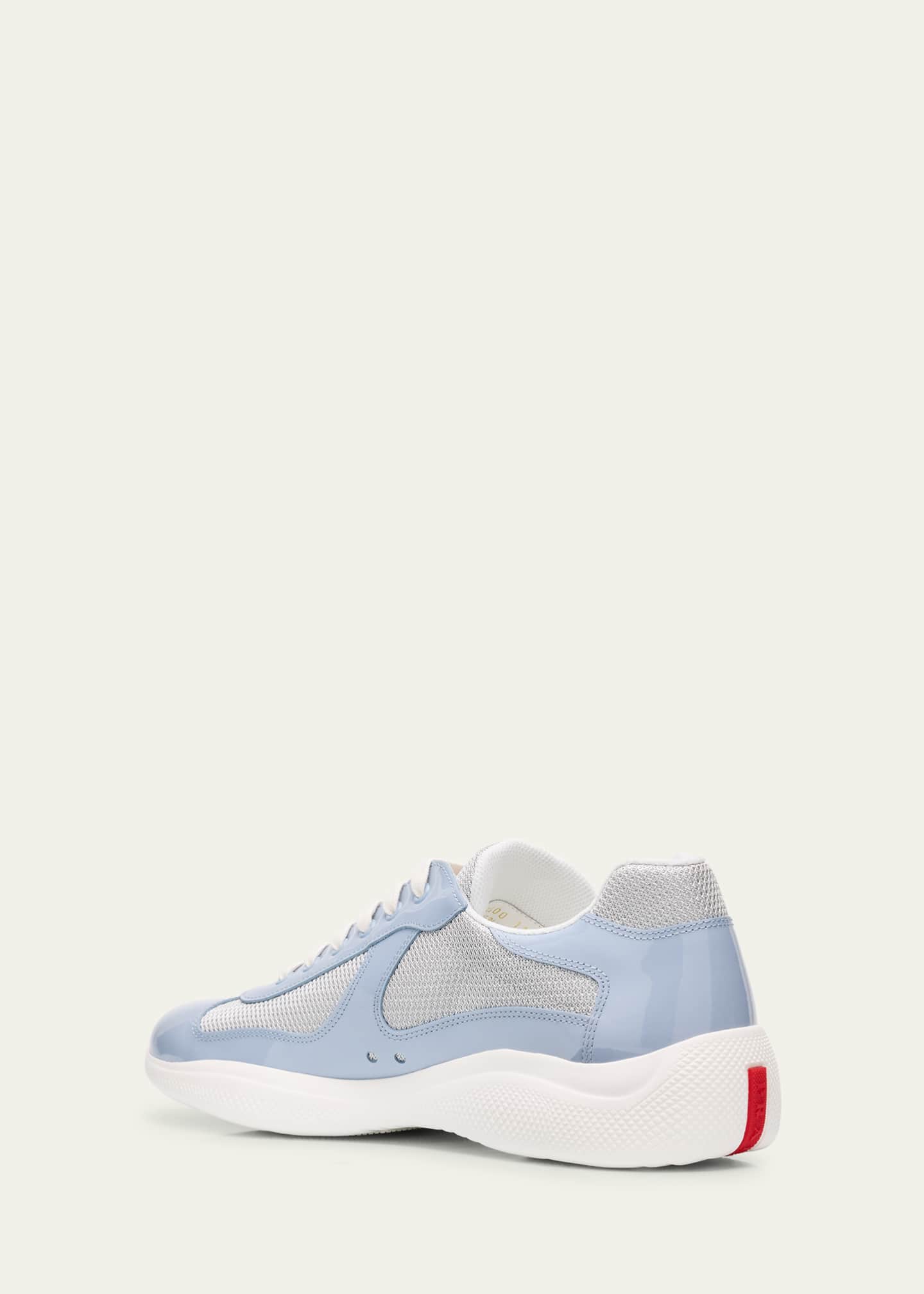 Men's America's Cup Patent Leather Patchwork Sneakers