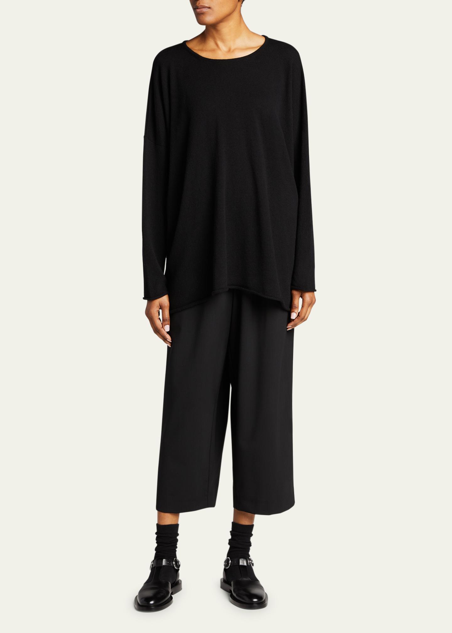 Eskandar Cashmere A-Line Boat-Neck Sweater - Bergdorf Goodman