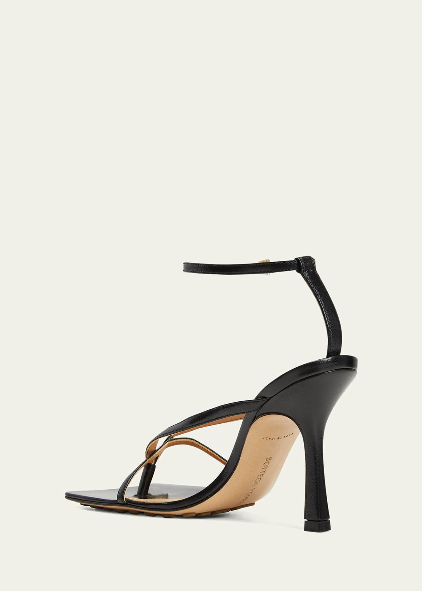 Bottega Veneta Multi Strap Stretch High-Heel Sandals - Bergdorf