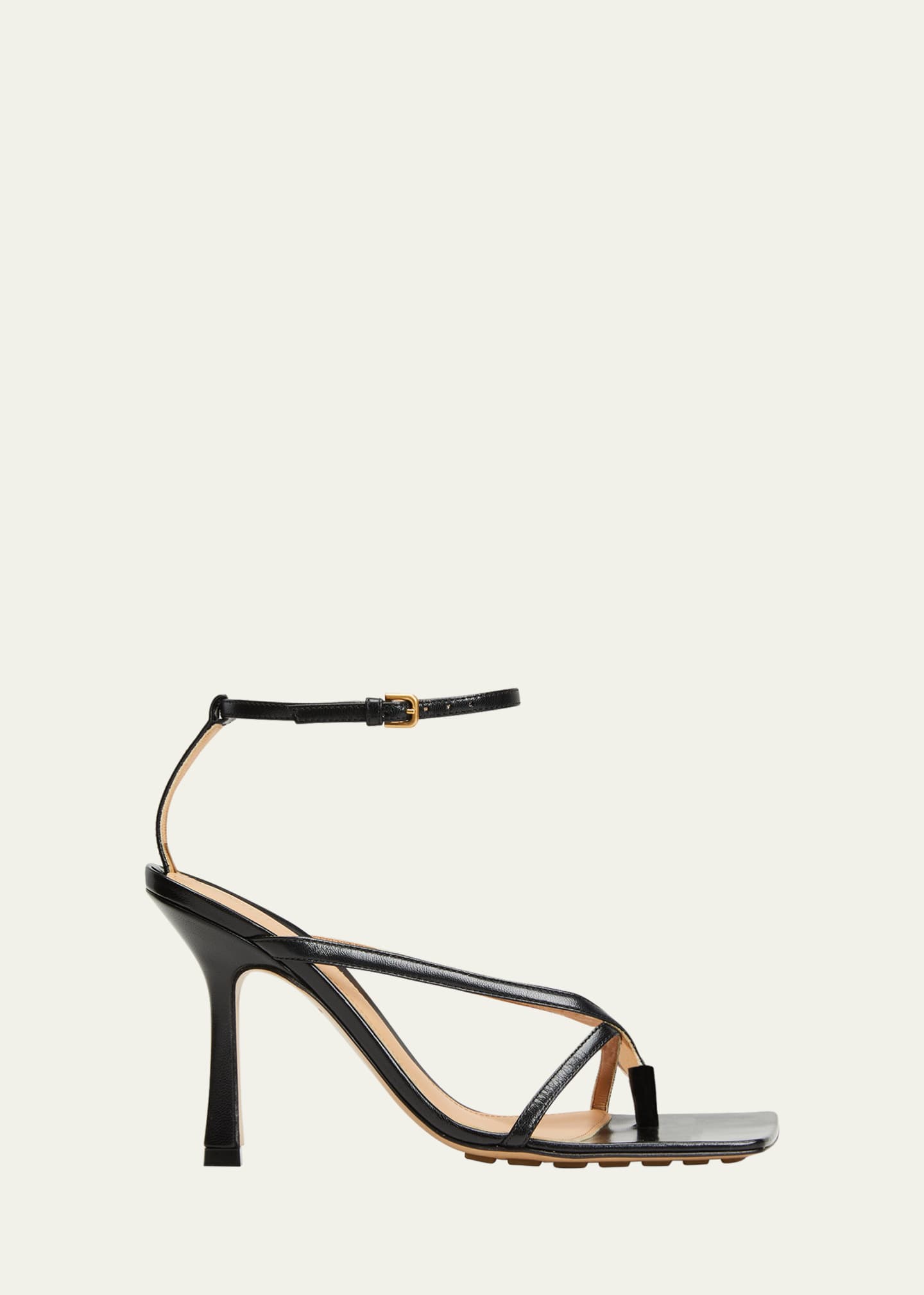 Bottega Veneta Multi Strap Stretch High-Heel Sandals