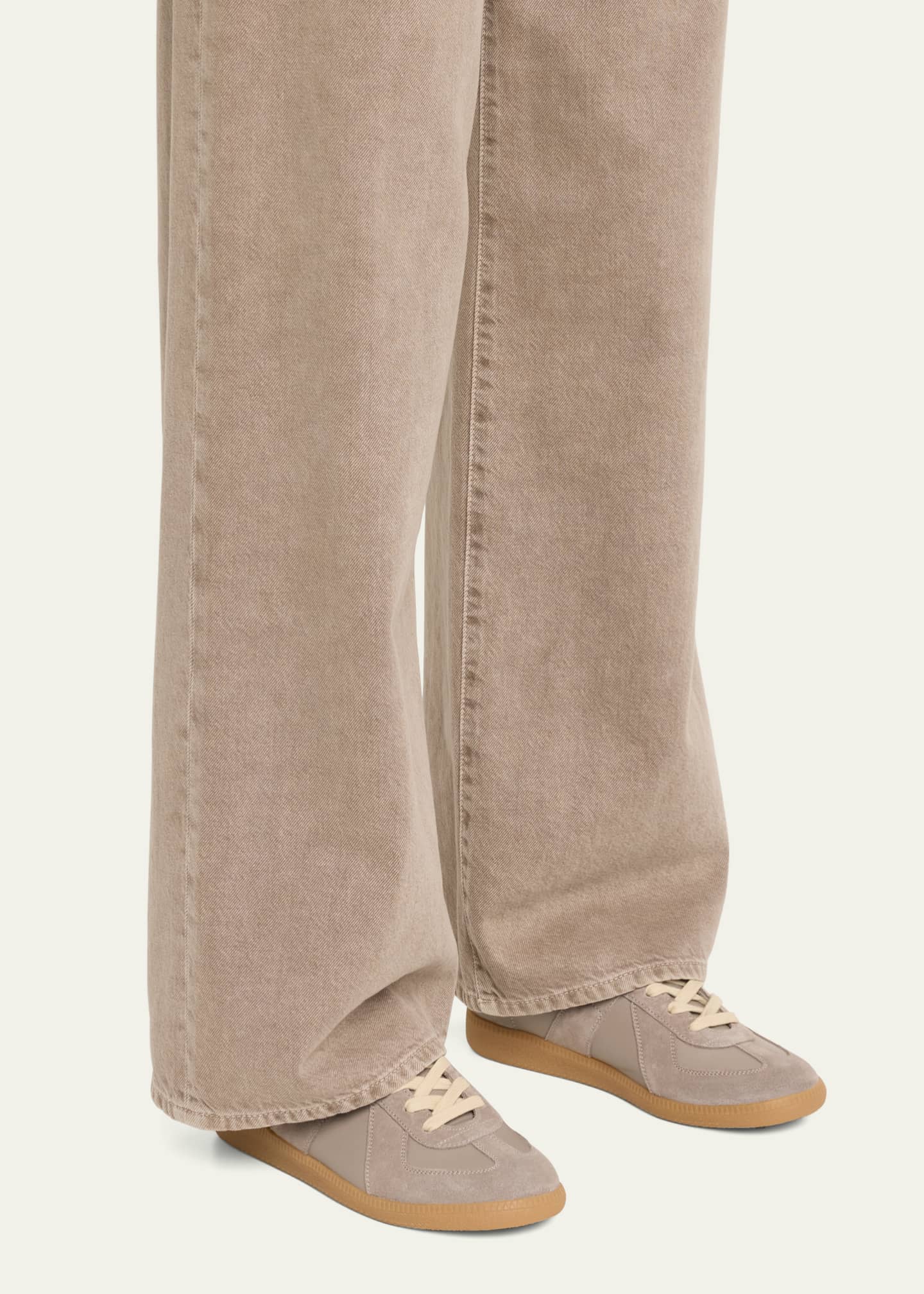 Maison Margiela Replica Suede & Leather Sneakers - Bergdorf Goodman