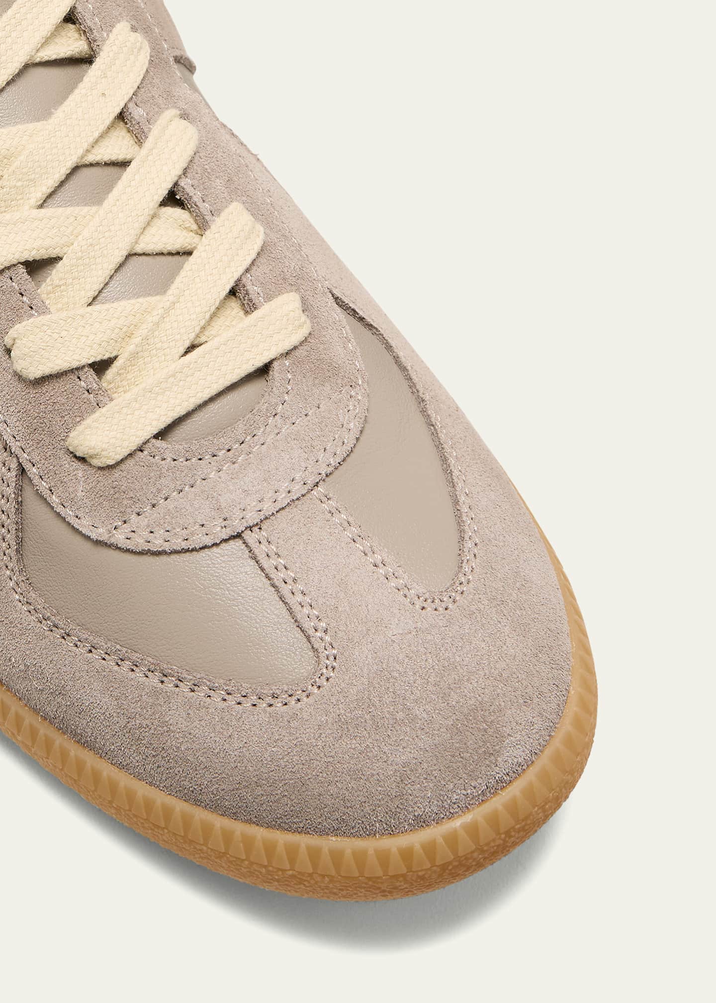 Maison Margiela Replica Suede Leather Sneakers Bergdorf Goodman