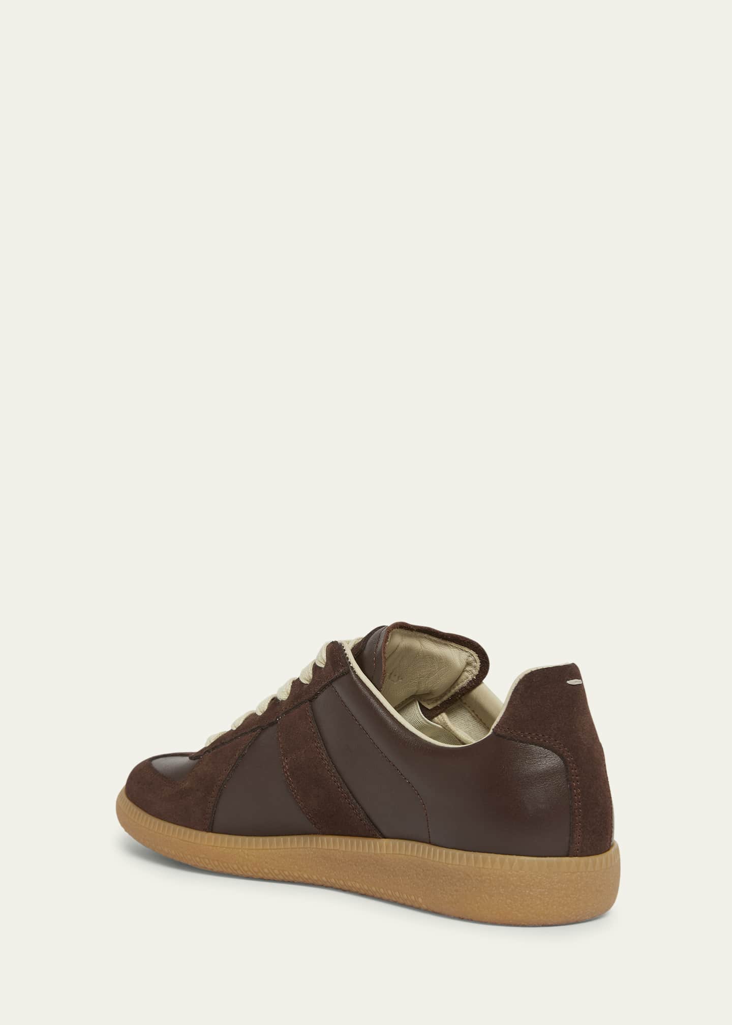 Maison Margiela Replica Suede & Leather Sneakers Image 4 of 5