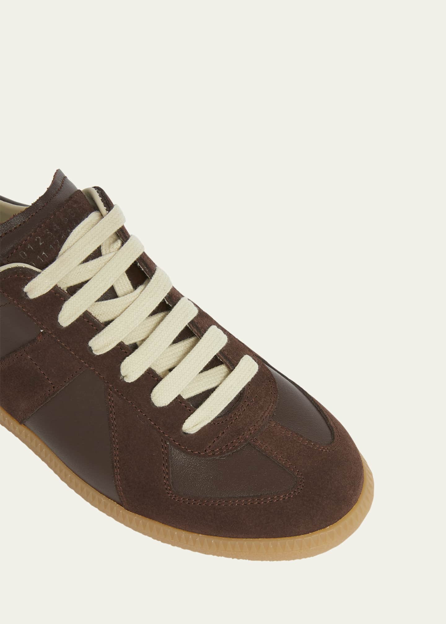 Maison Margiela Replica Suede & Leather Sneakers Image 5 of 5