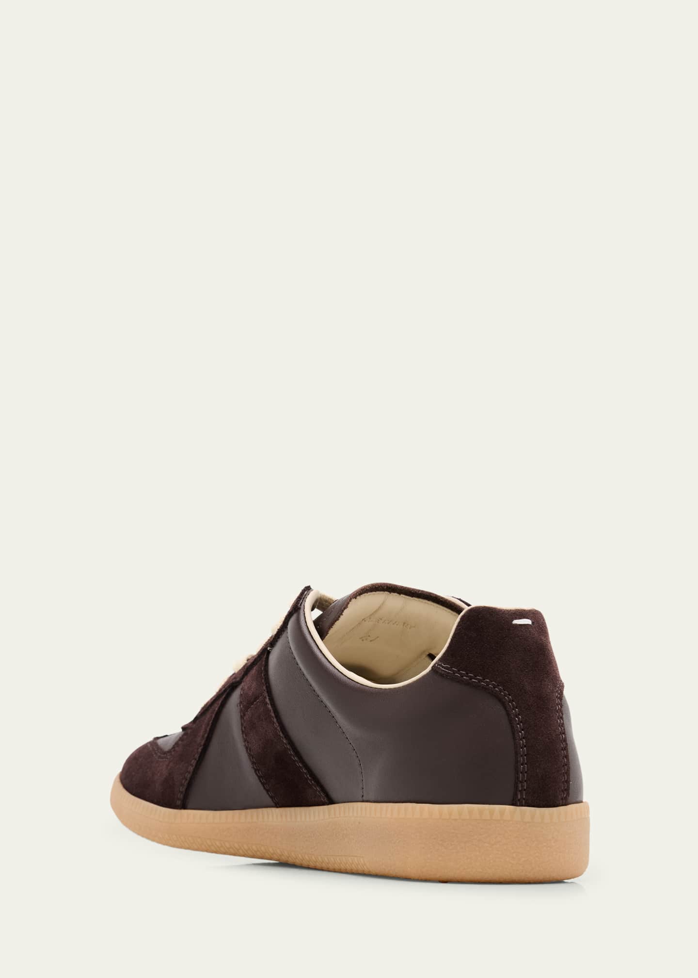 Maison Margiela Replica Suede & Leather Sneakers - Bergdorf Goodman