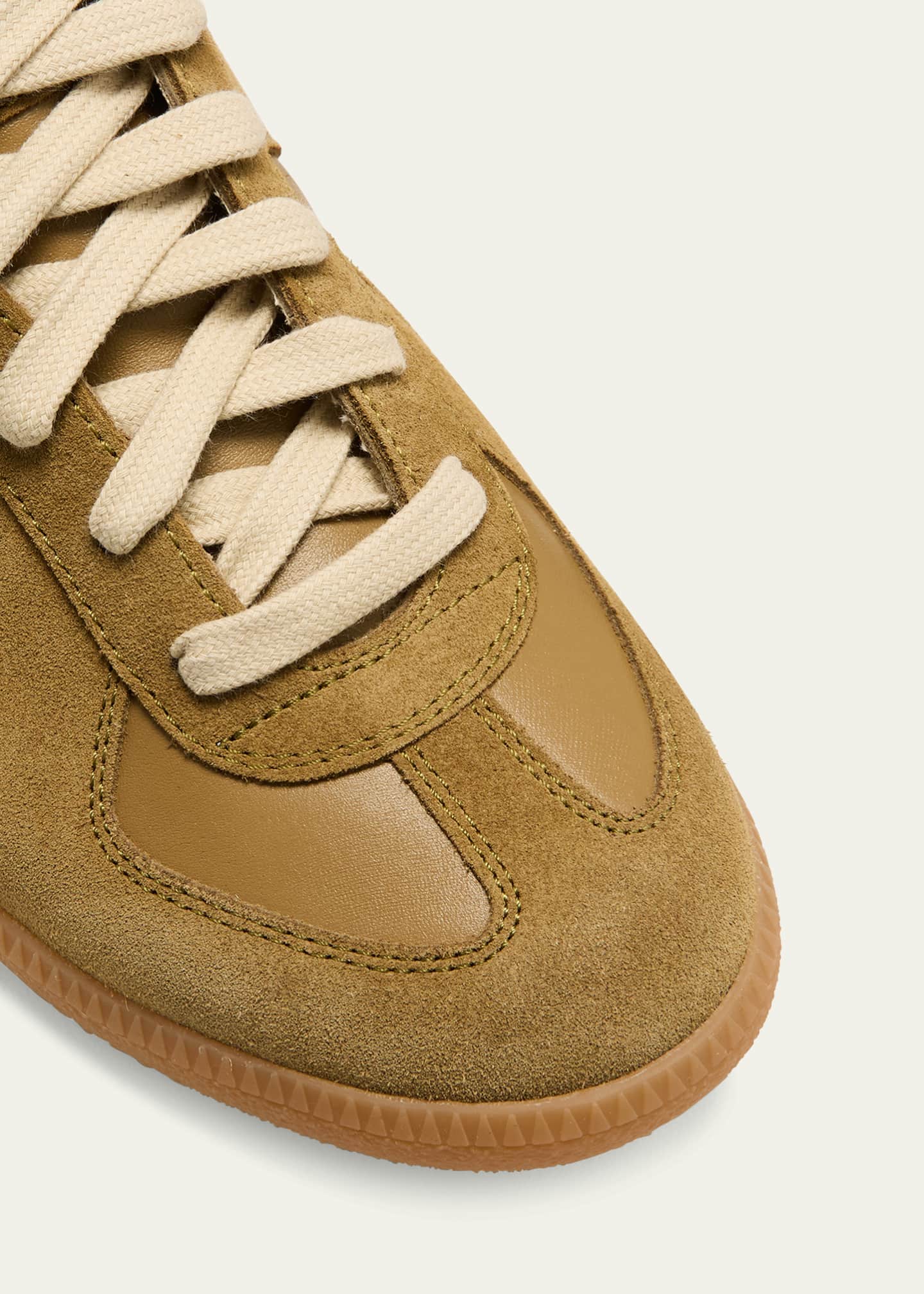 Replica Suede & Leather Sneakers