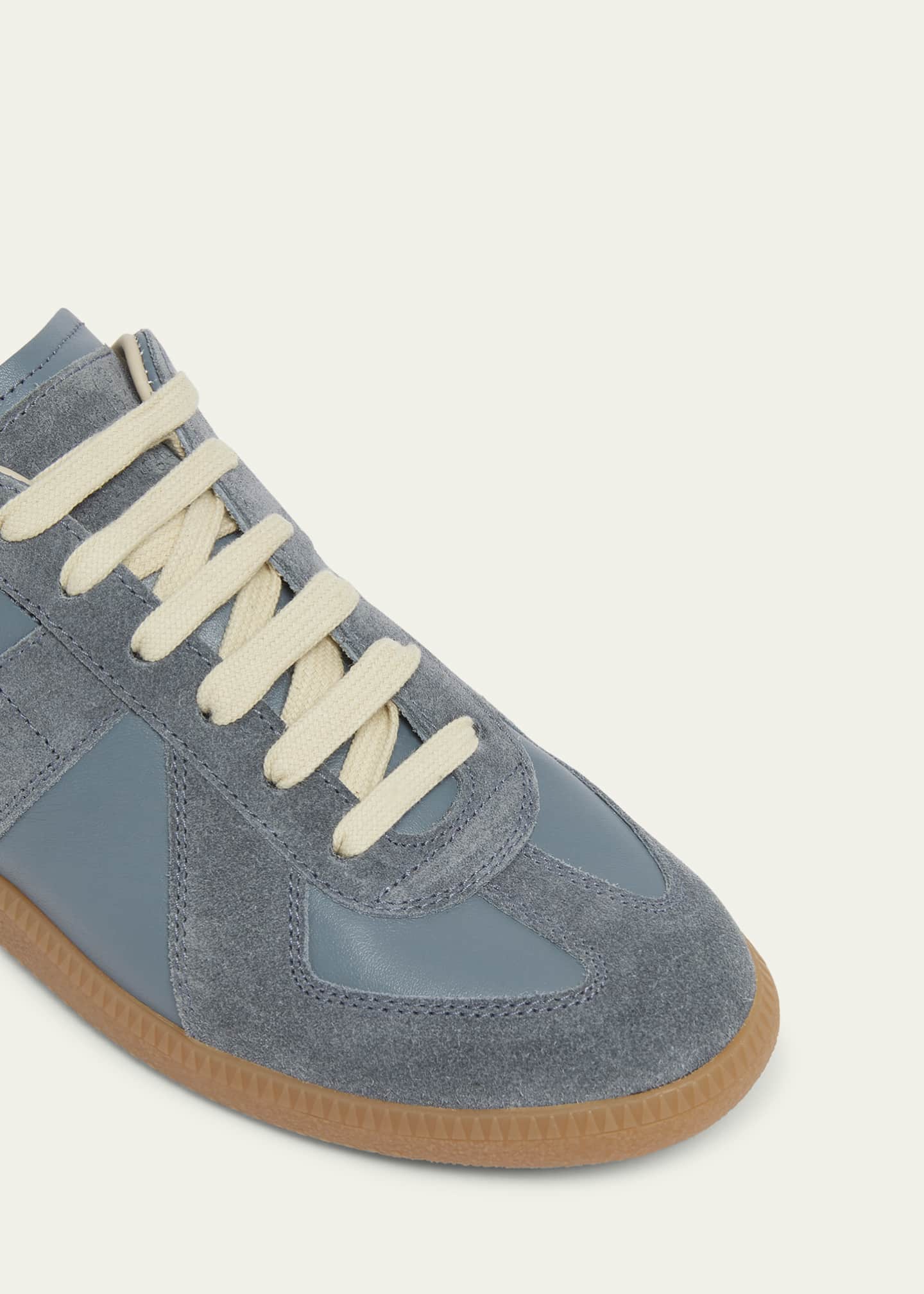 Maison Margiela Replica Suede & Leather Sneakers Image 5 of 5