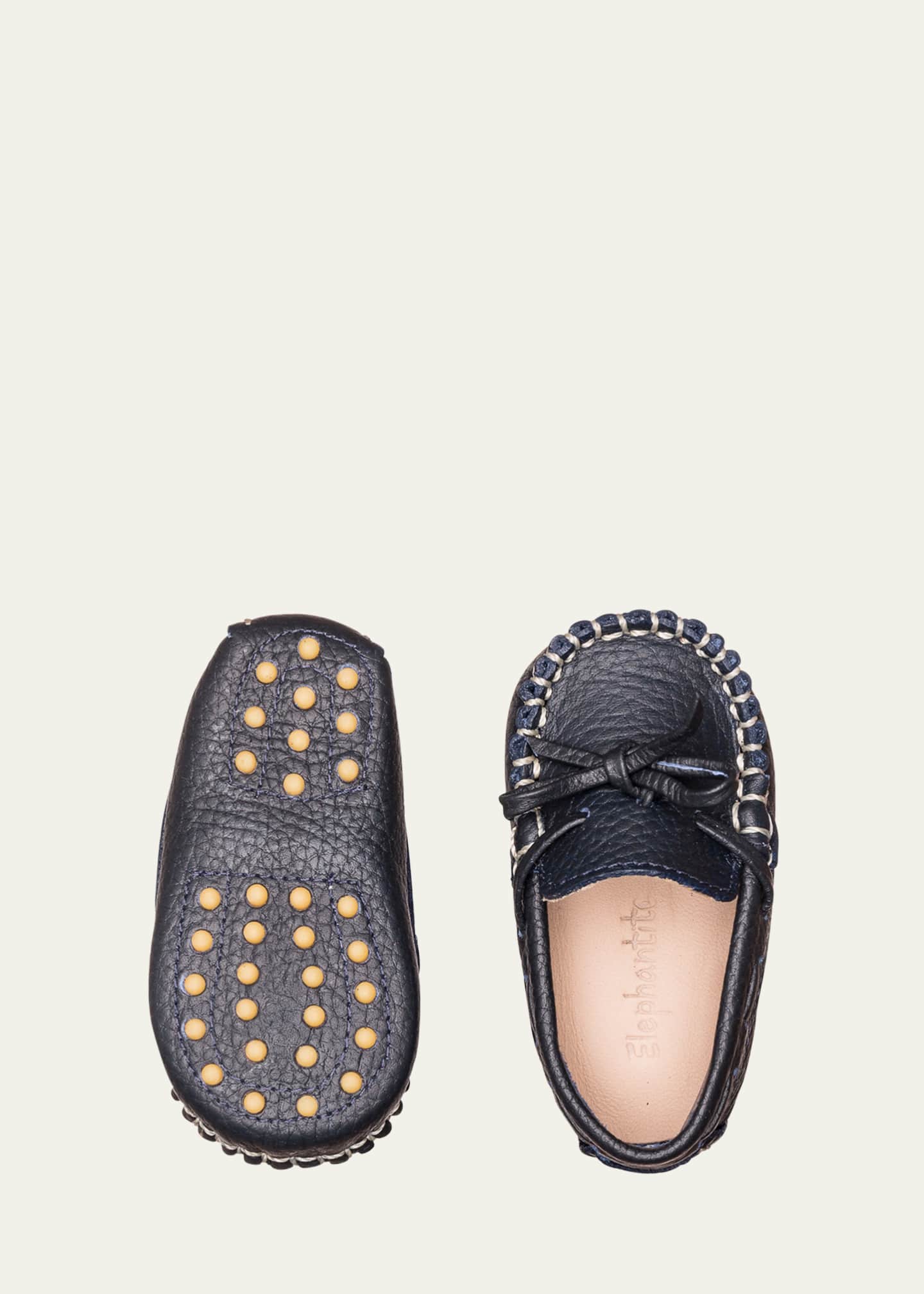 Elephantito Boy's Driver Leather Loafers, Baby Image 2 of 2