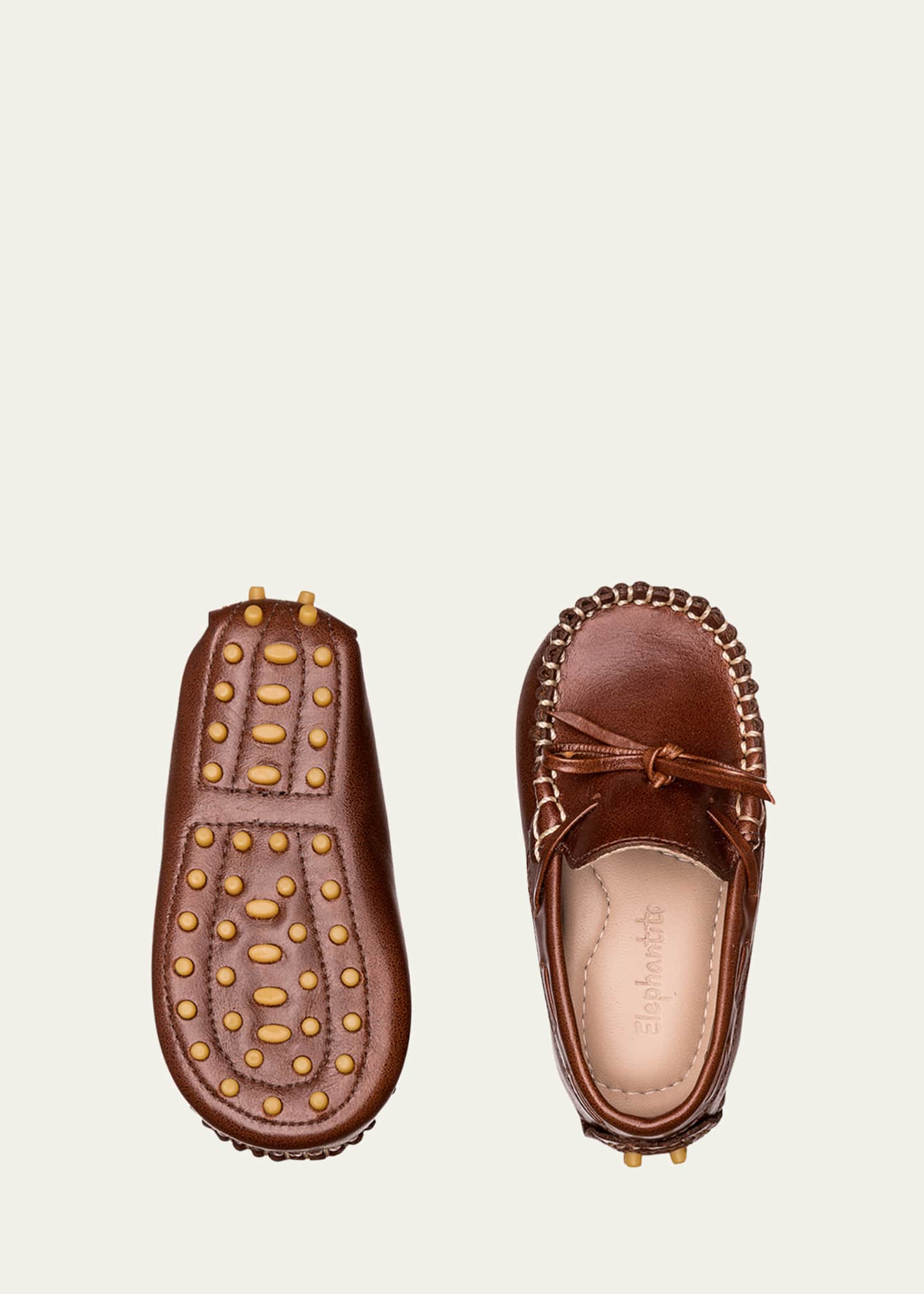 Elephantito Boys' Leather Driver Loafers, Baby Image 2 of 2