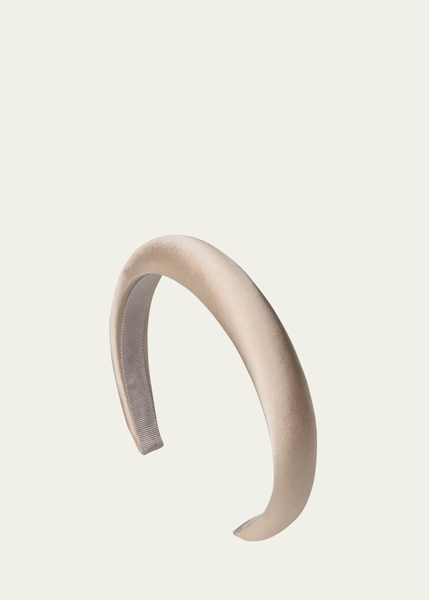 Jennifer Behr Tori Silk Satin Headband Image 1 of 2
