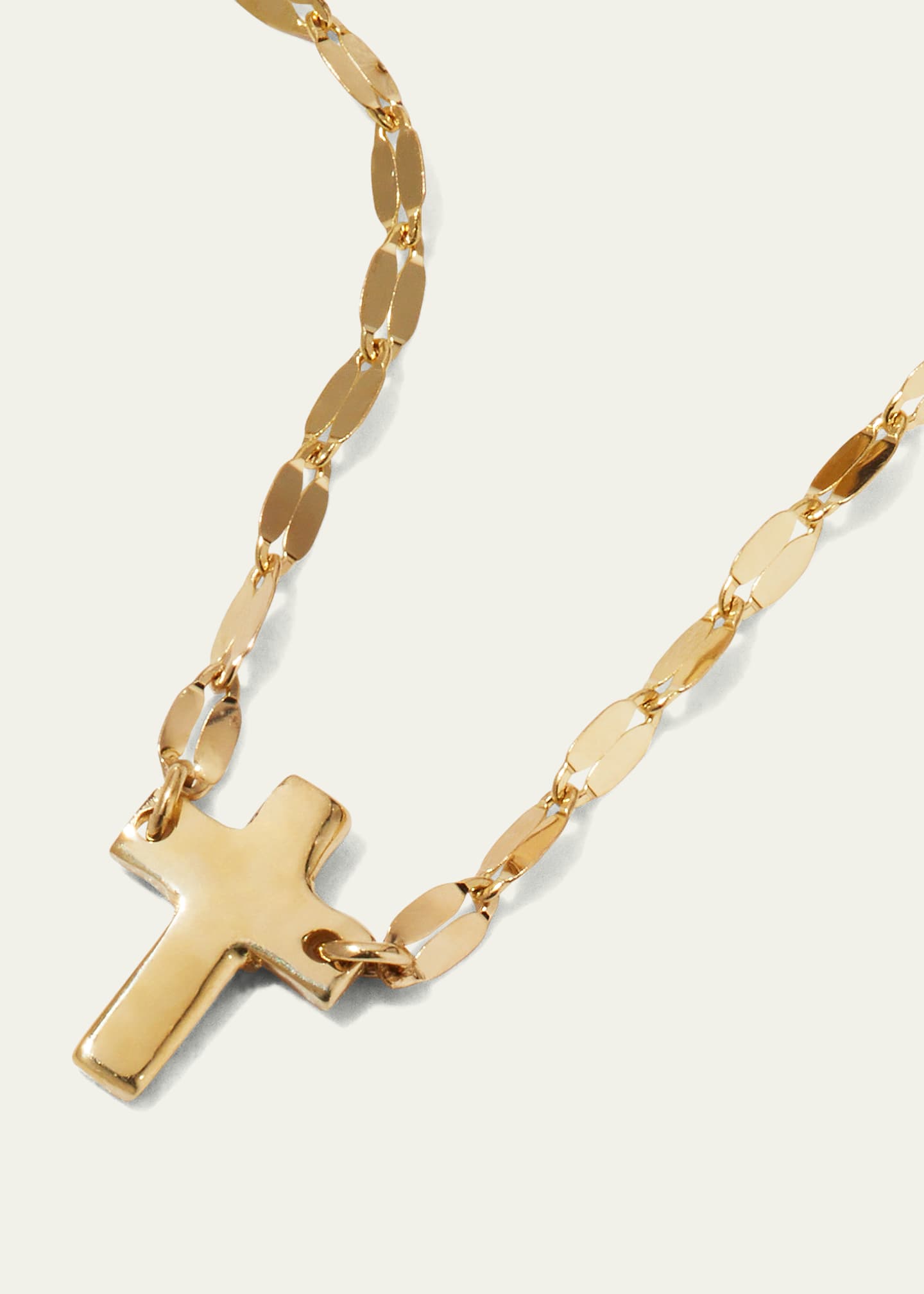 Lana 14k Mini Cross Necklace