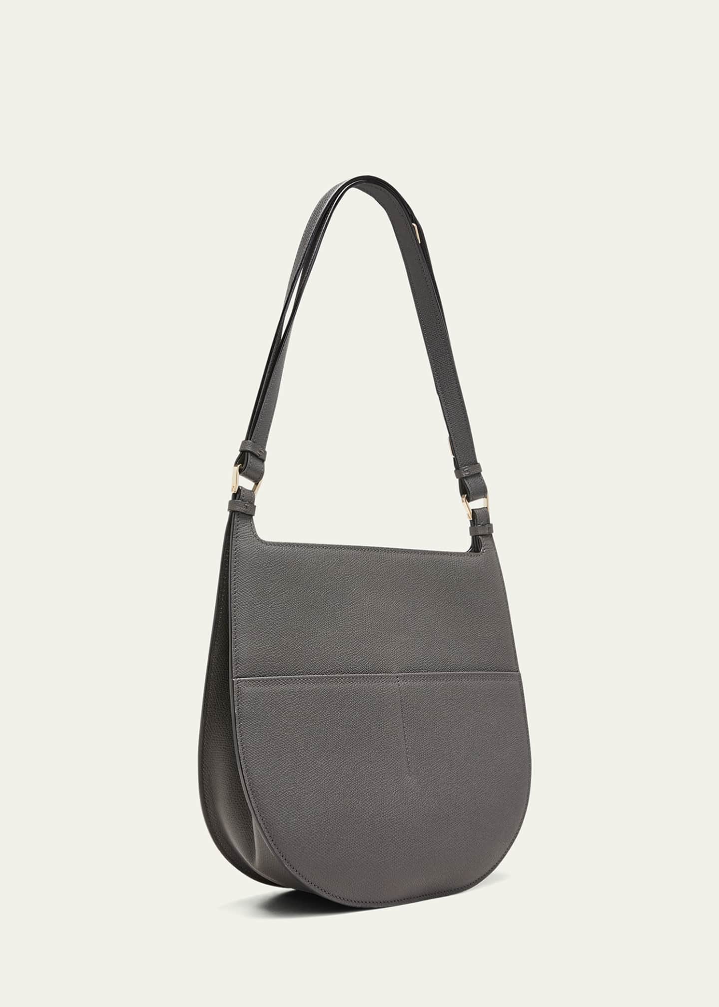 Valextra Saffiano Weekend Hobo Bag Image 3 of 5