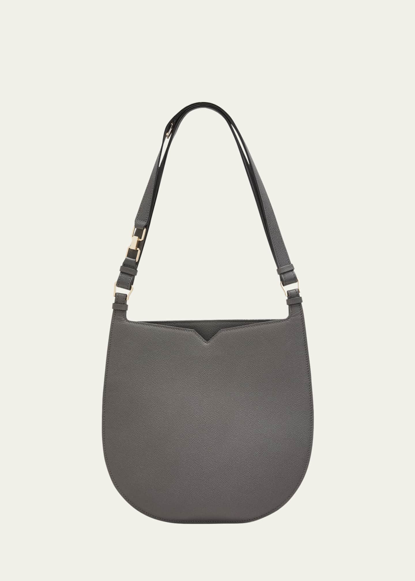 Valextra Saffiano Weekend Hobo Bag Image 1 of 5