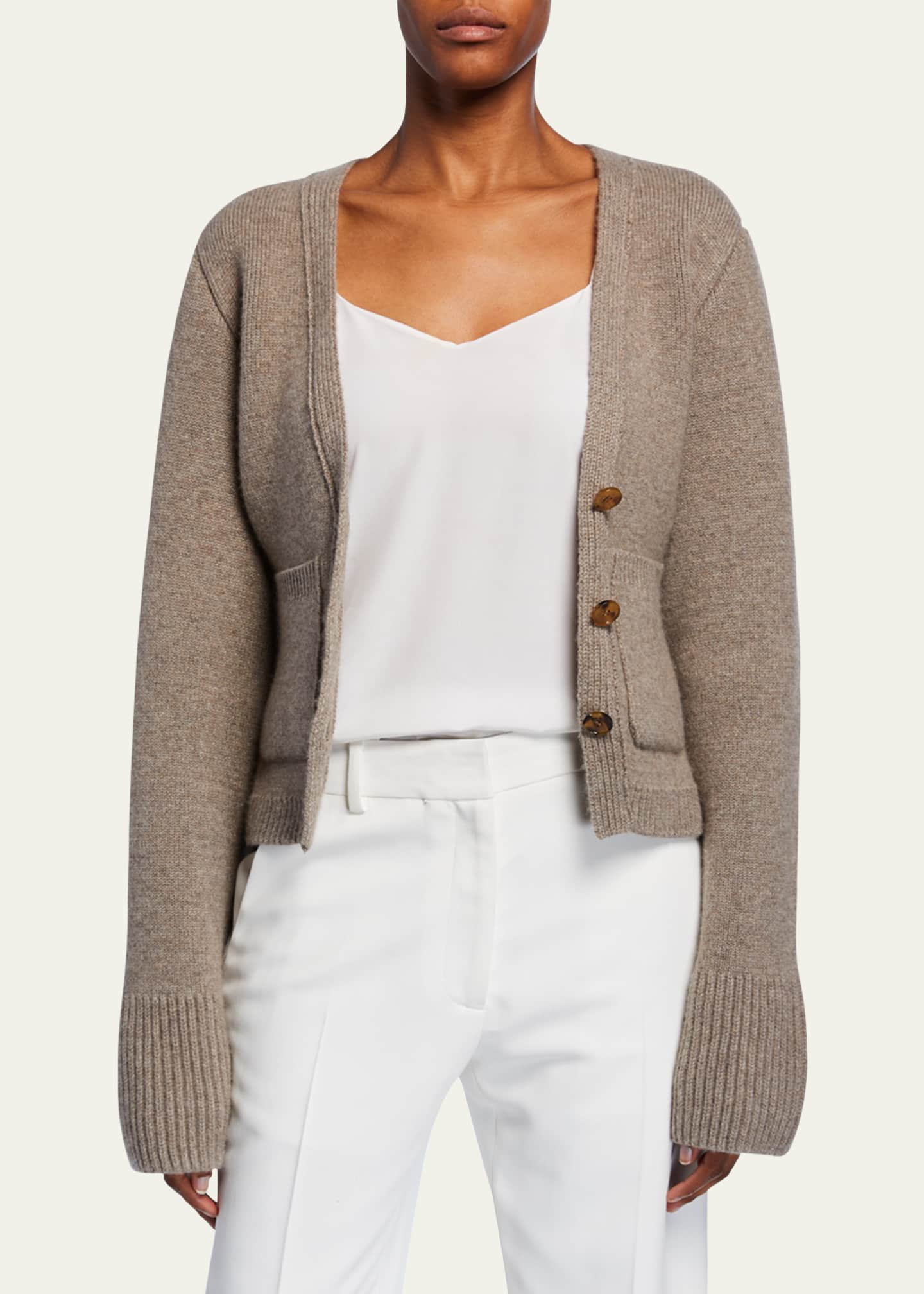 Scarlet Cashmere Cropped Cardigan