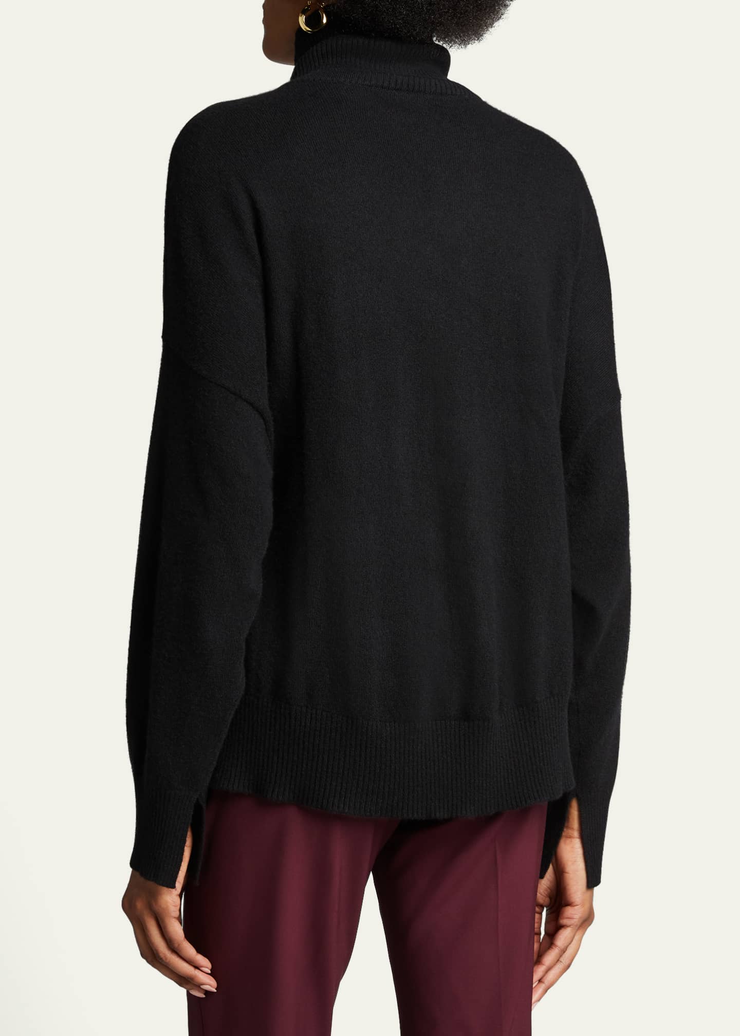 Loulou Studio Murano Turtleneck Cashmere Sweater Image 3 of 5