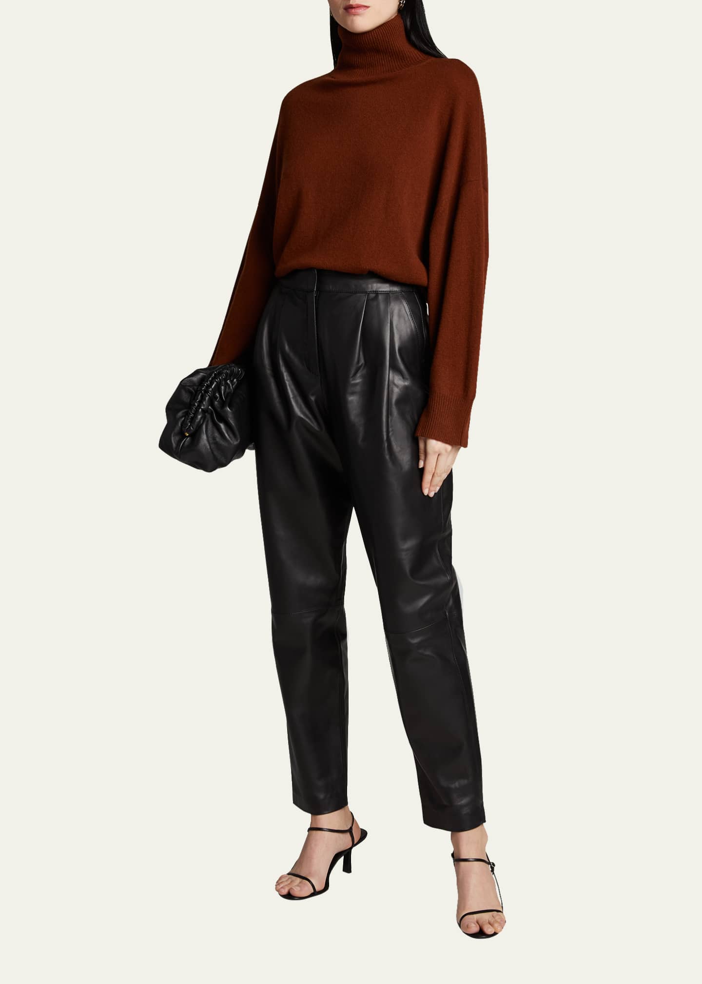 Loulou Studio Murano Turtleneck Cashmere Sweater Image 2 of 5