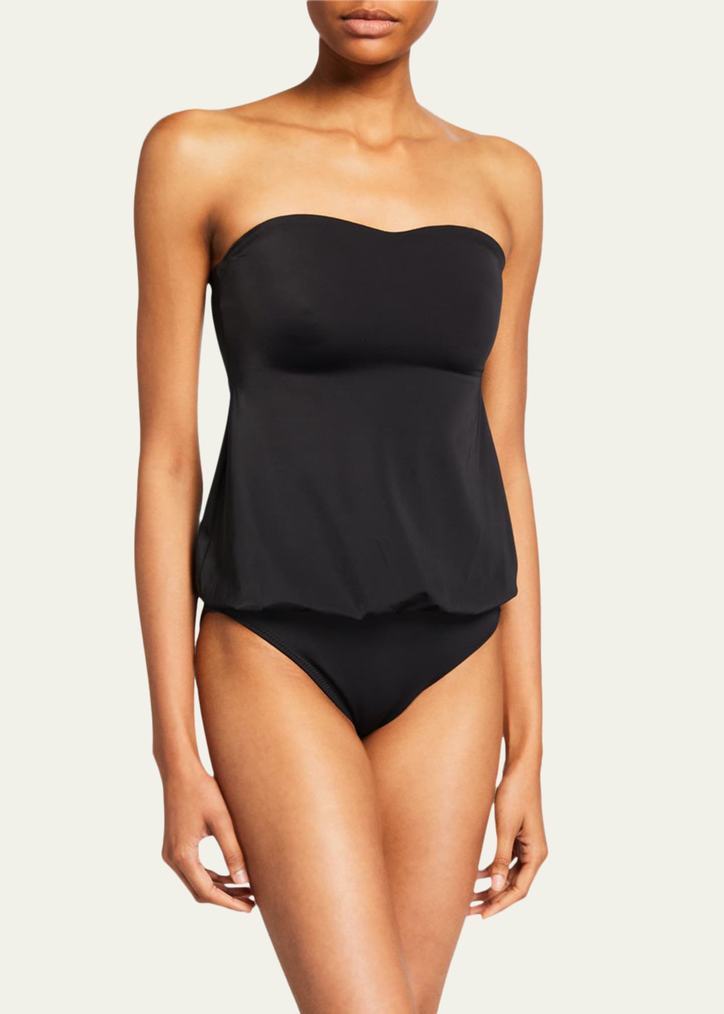 NORMA KAMALI Corset Mio strapless swimsuit