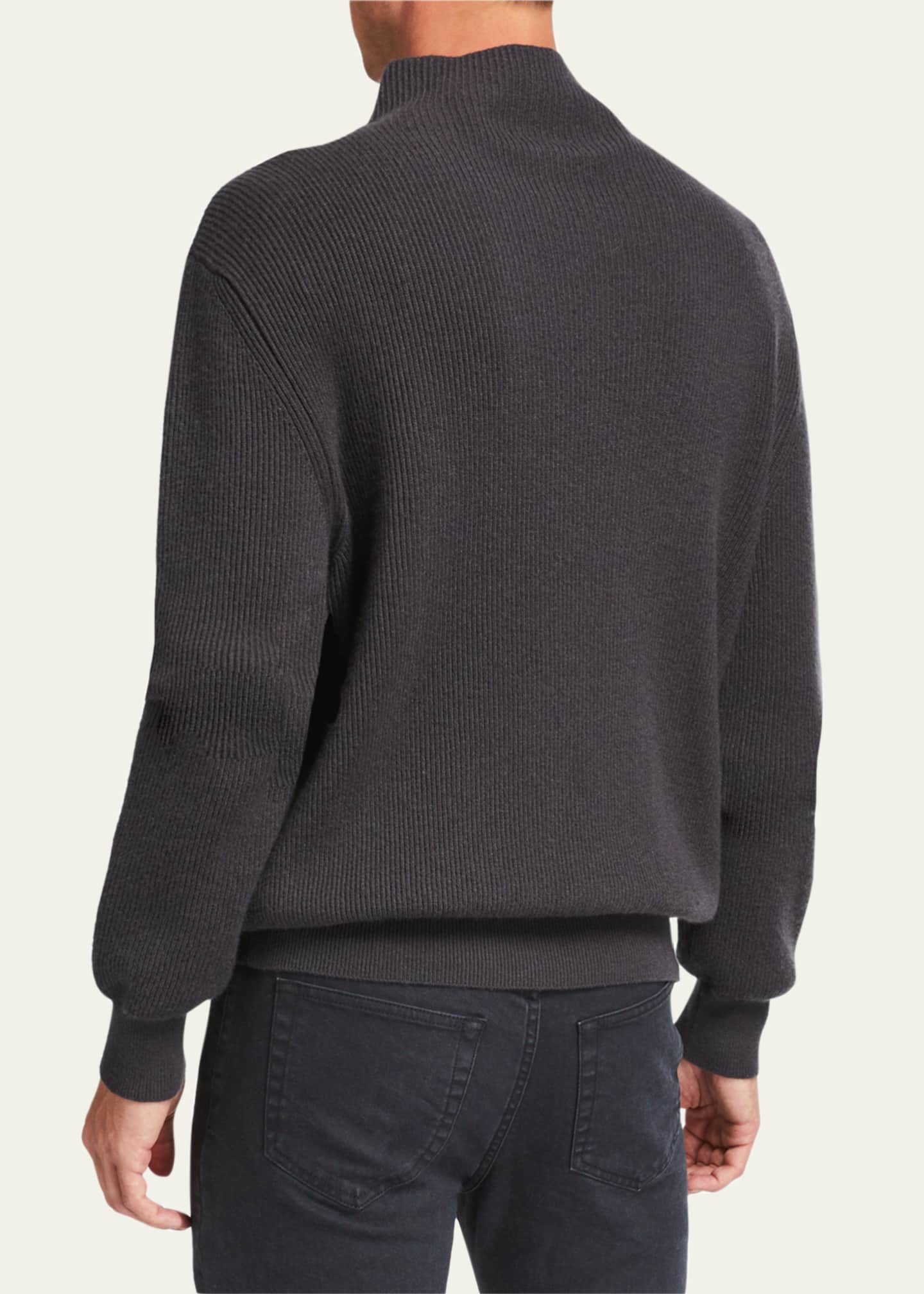 THE ROW Men's Daniel Roll-Neck Cashmere Sweater Image 3 of 5