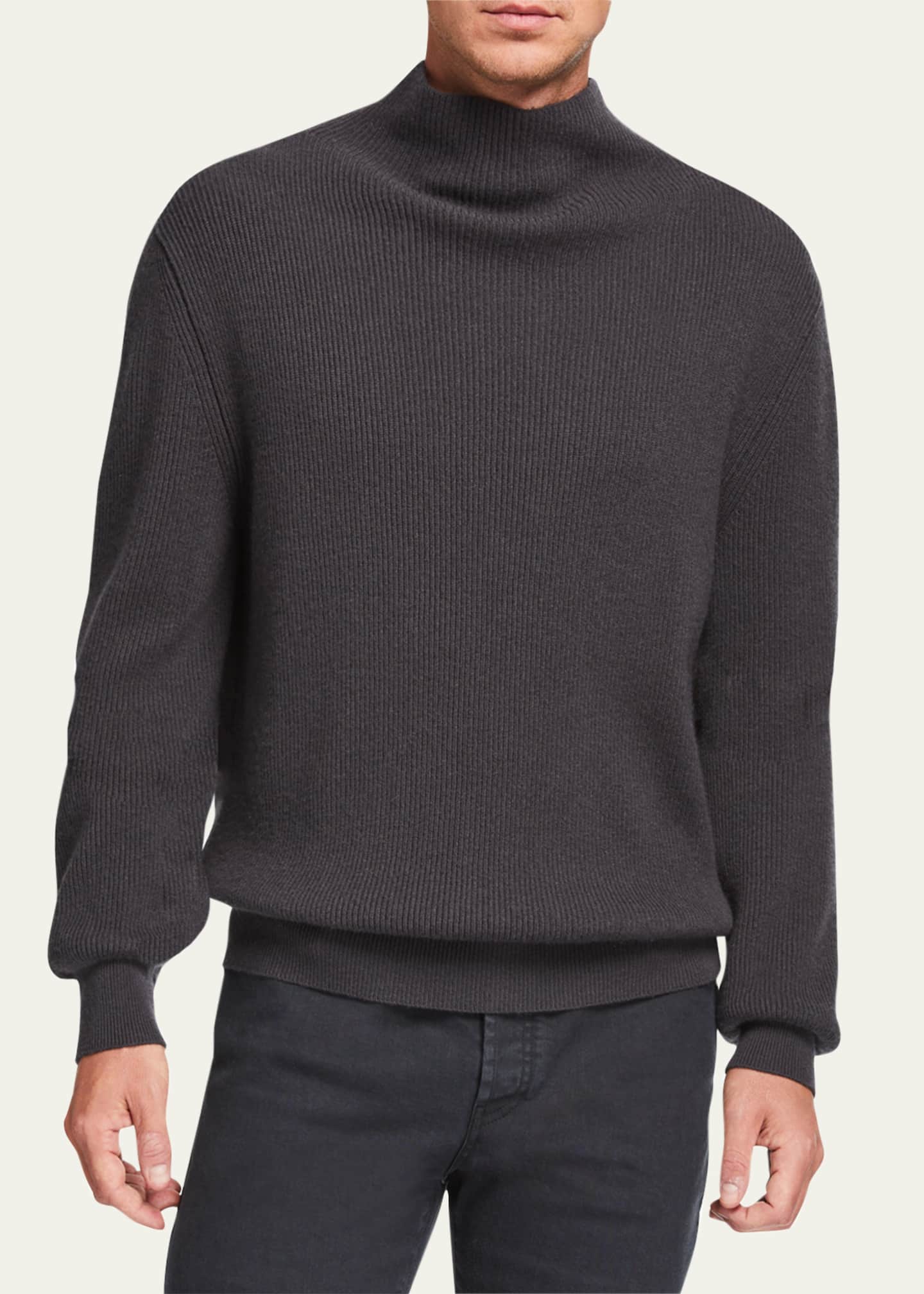 THE ROW Men's Daniel Roll-Neck Cashmere Sweater Image 4 of 5