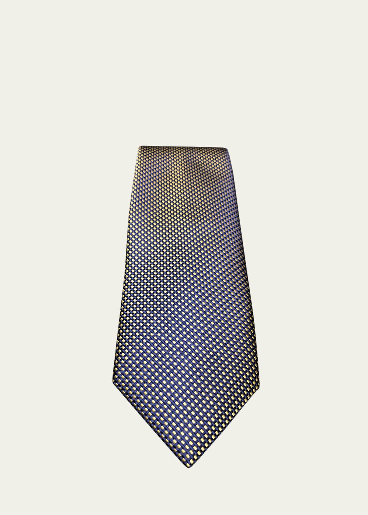 Charvet Men's Micro Basketweave Tie