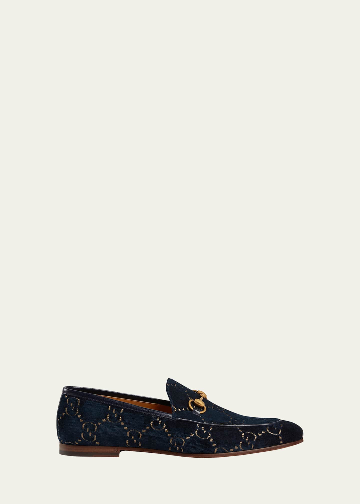 Gucci velvet loafers hotsell