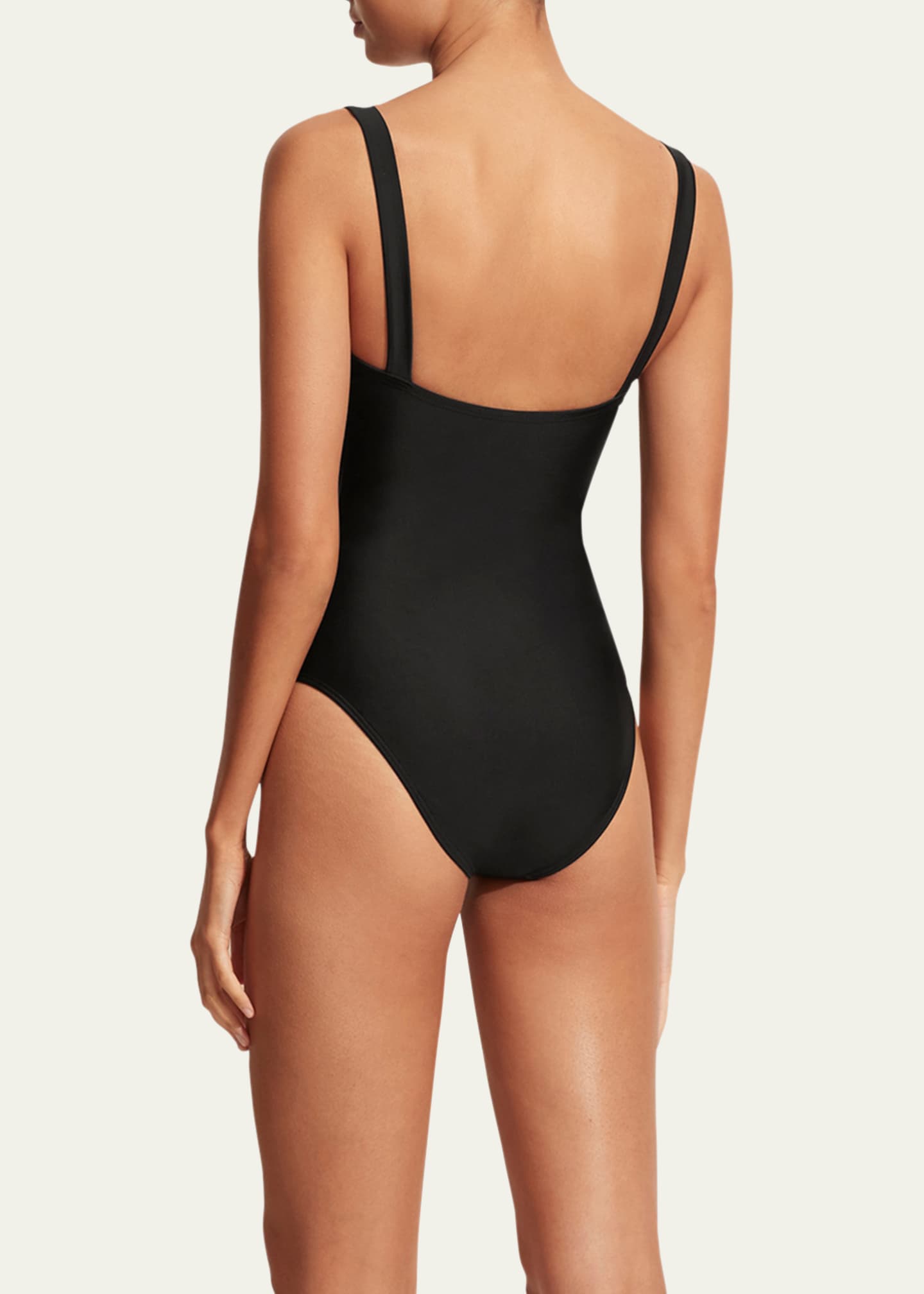 Matteau Square Neck Maillot One Piece Swimsuit