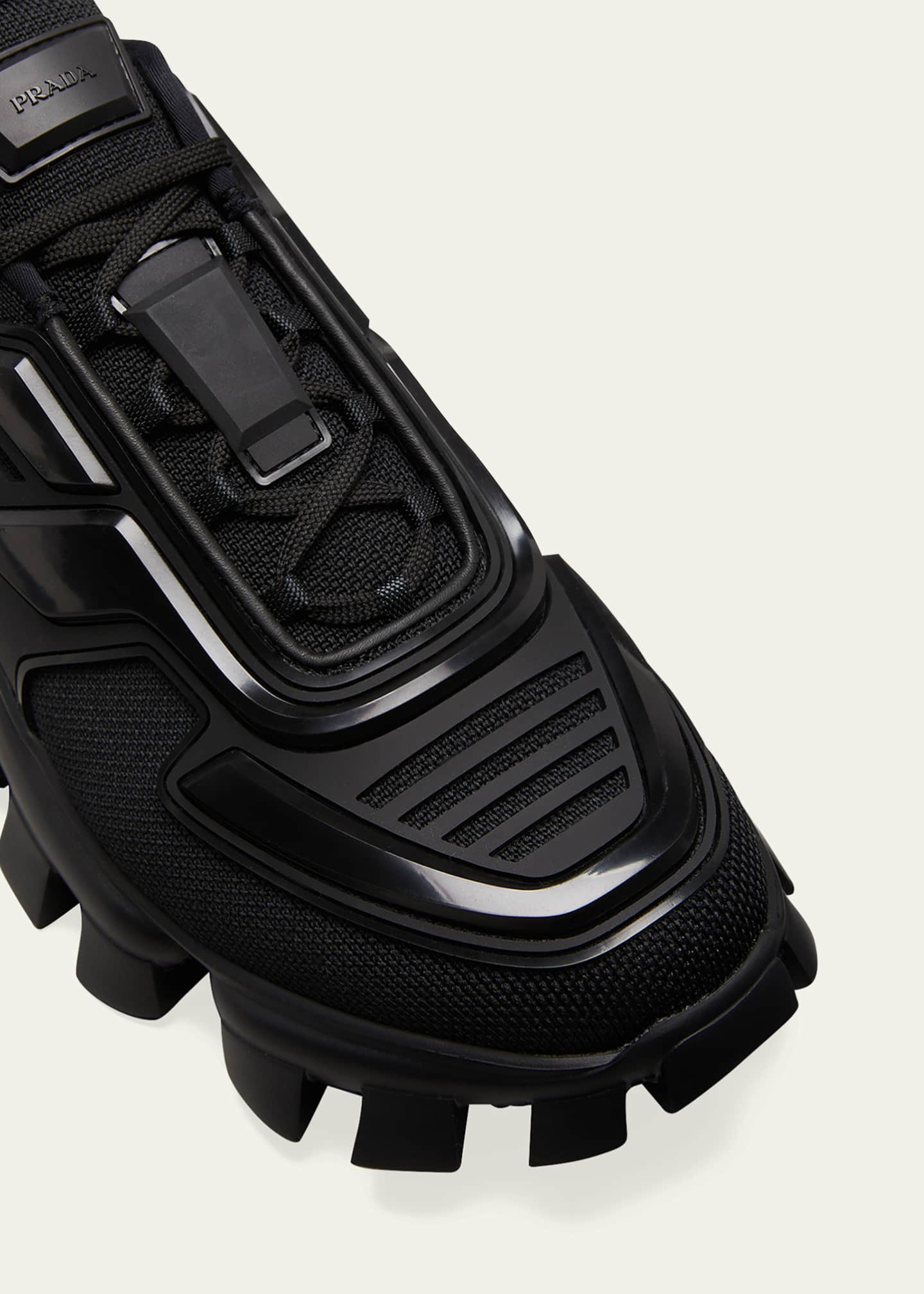 Prada black new arrivals cloudbust sneakers
