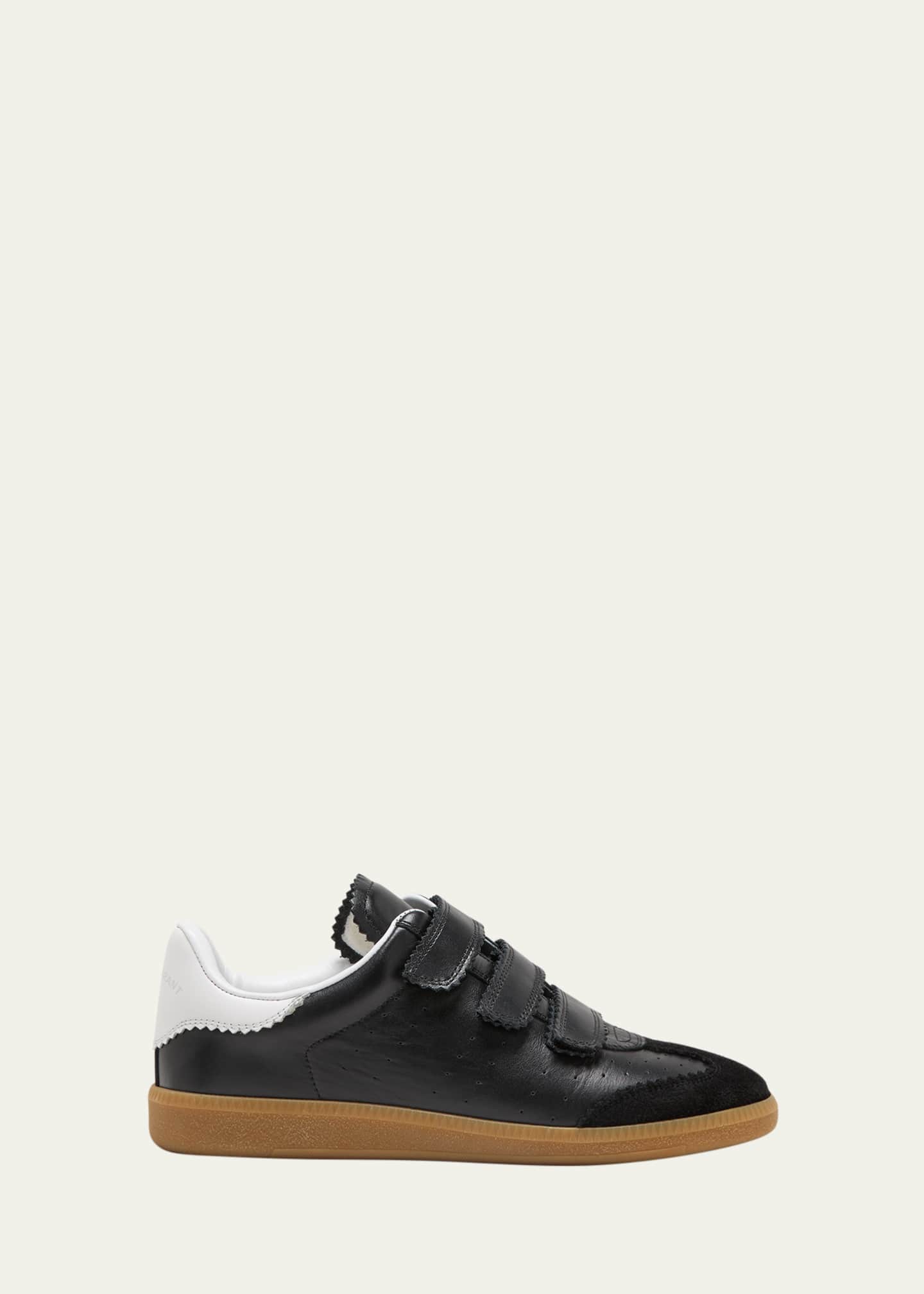 Isabel Marant Beth Perforated Leather Grip-Strap Sneakers Bergdorf Goodman