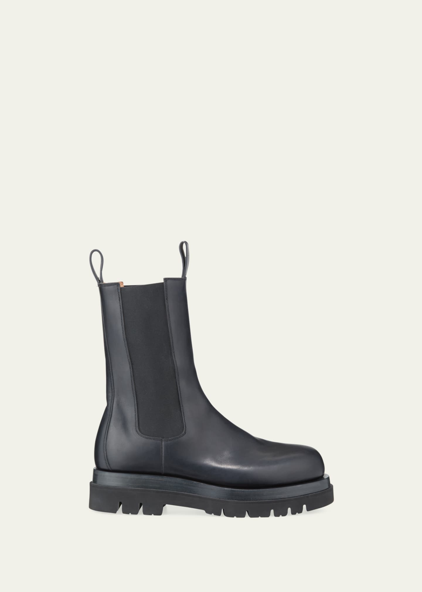 Bottega Veneta Men's Leather Chelsea Lug-Sole Boots - Bergdorf Goodman