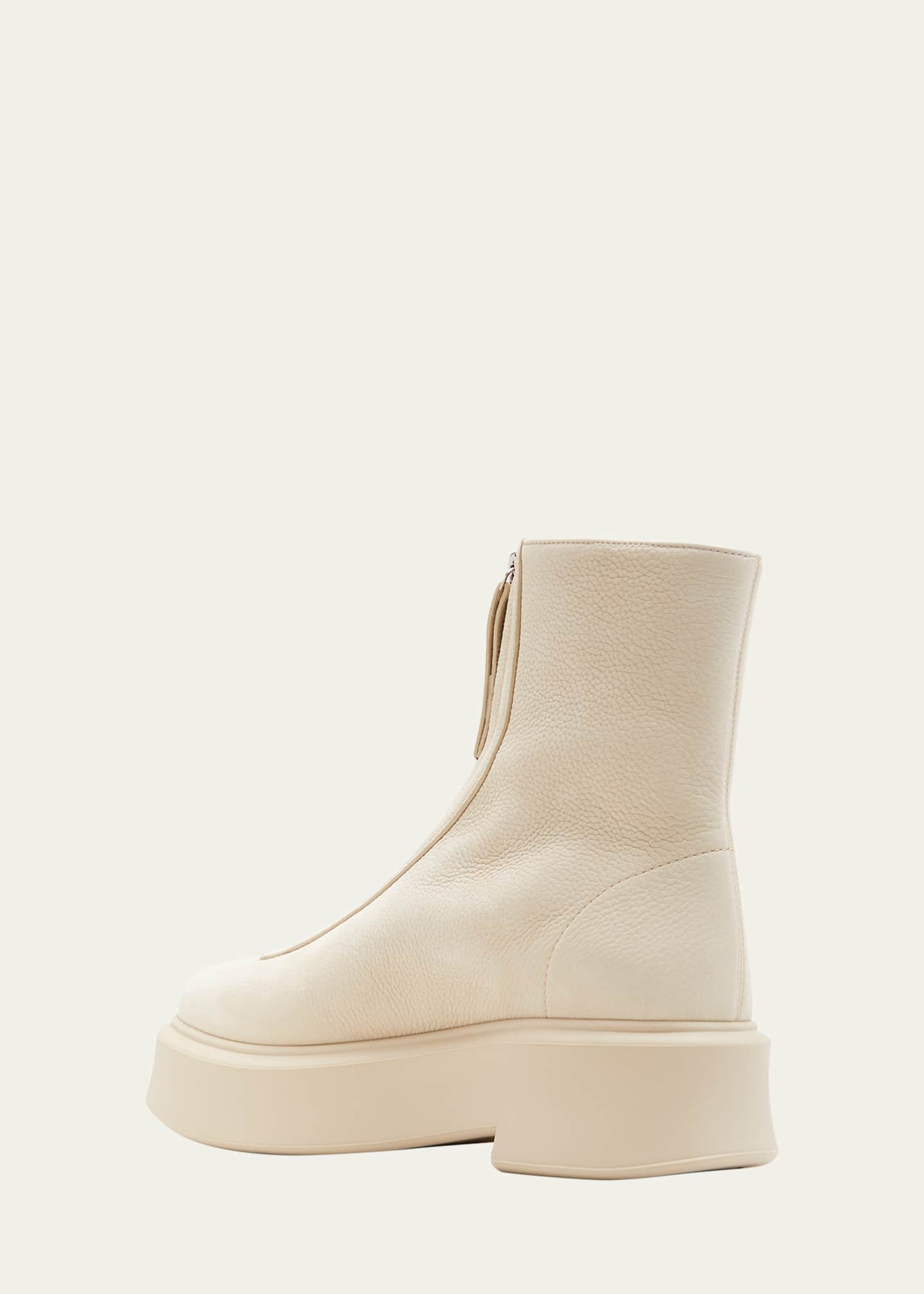 The row boots white top
