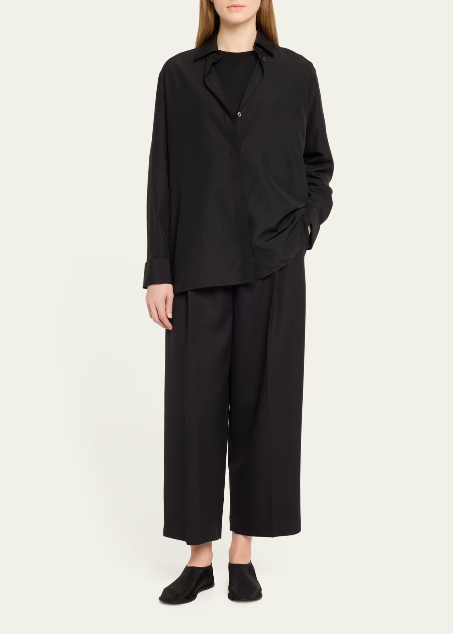 THE ROW Sheer Sock Nylon Flats Image 3 of 5