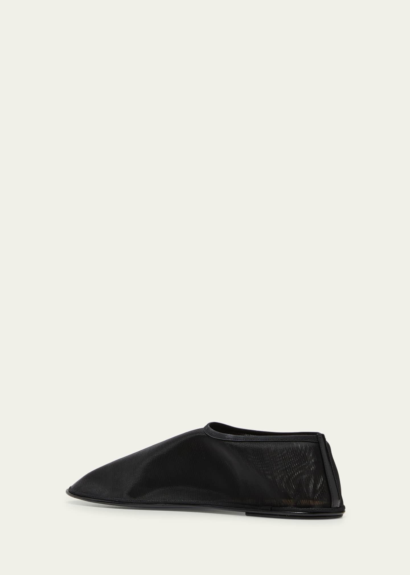 THE ROW Sheer Sock Nylon Flats Image 4 of 5