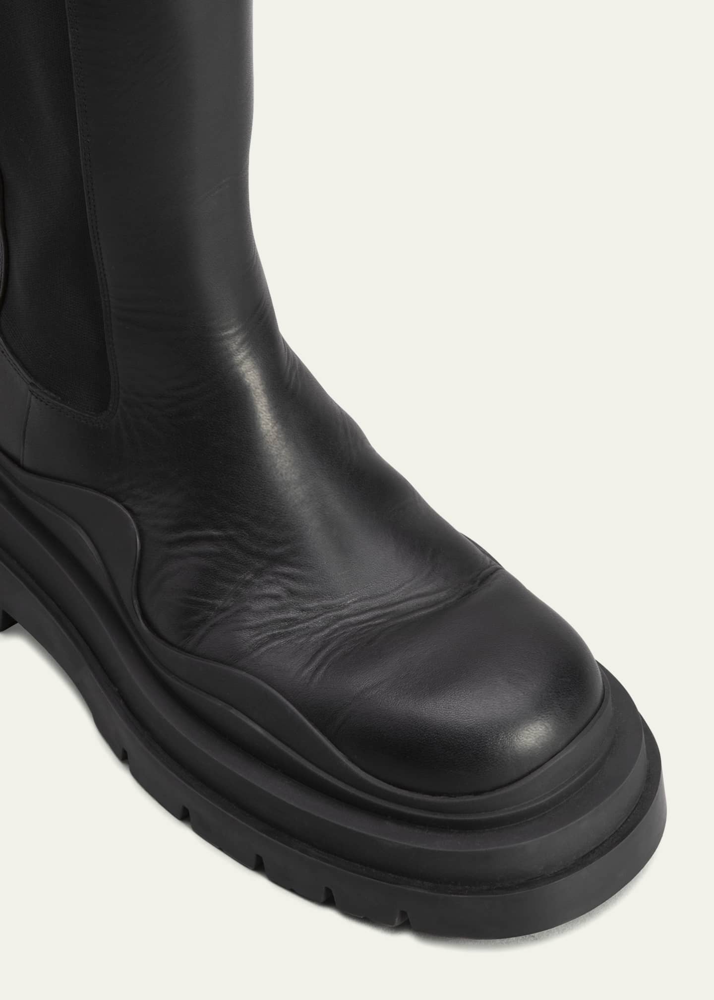 Bottega Veneta Flat Chelsea Combat Boots Bergdorf Goodman