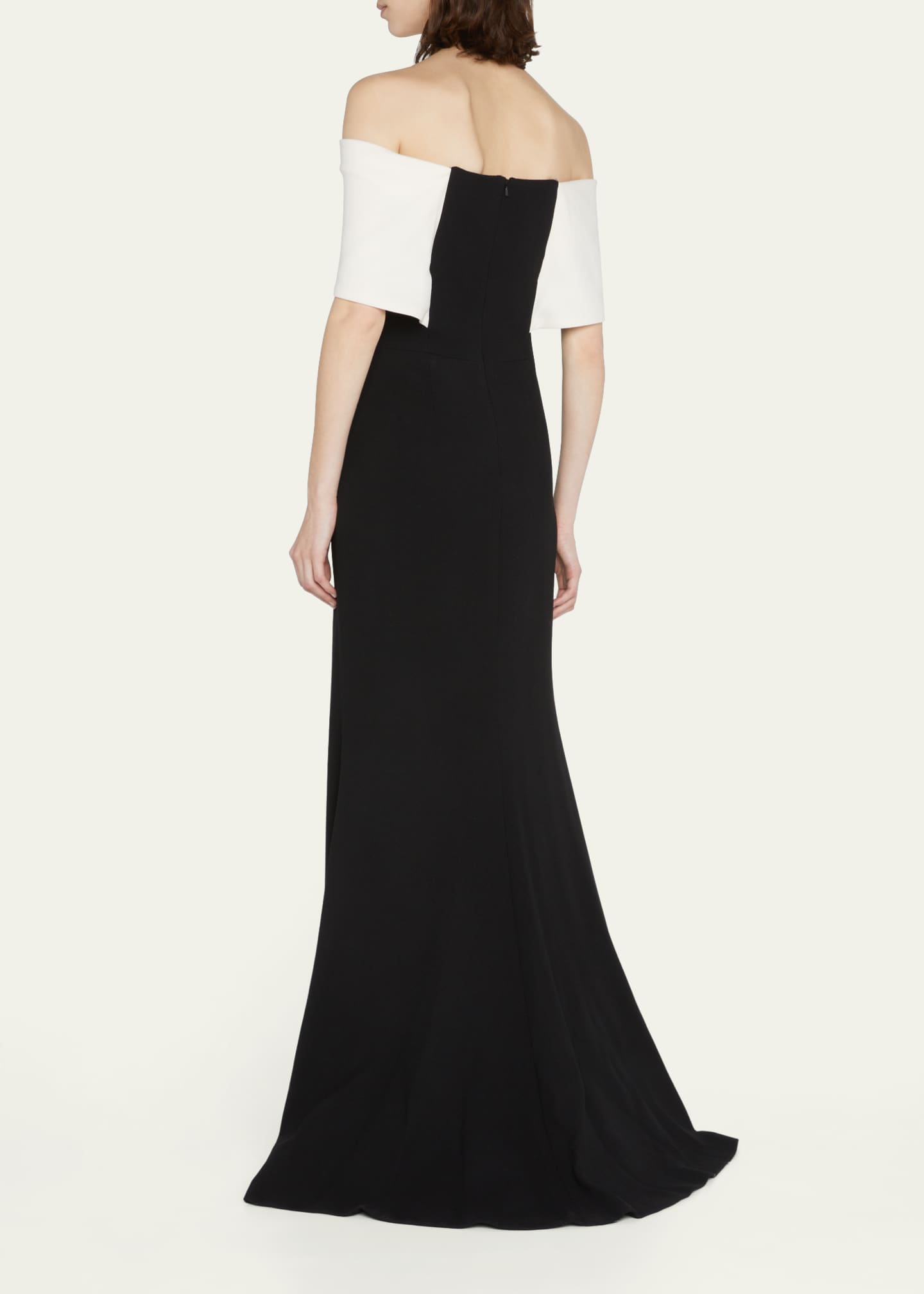 Lela rose off the shoulder gown hot sale
