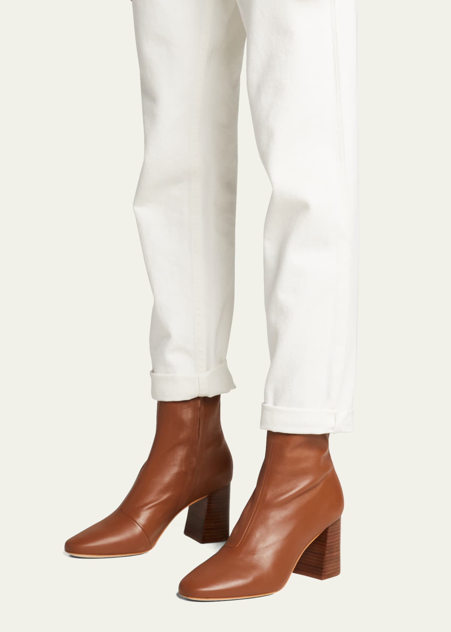 Loeffler Randall Elise Napa 75mm Slim Ankle Booties