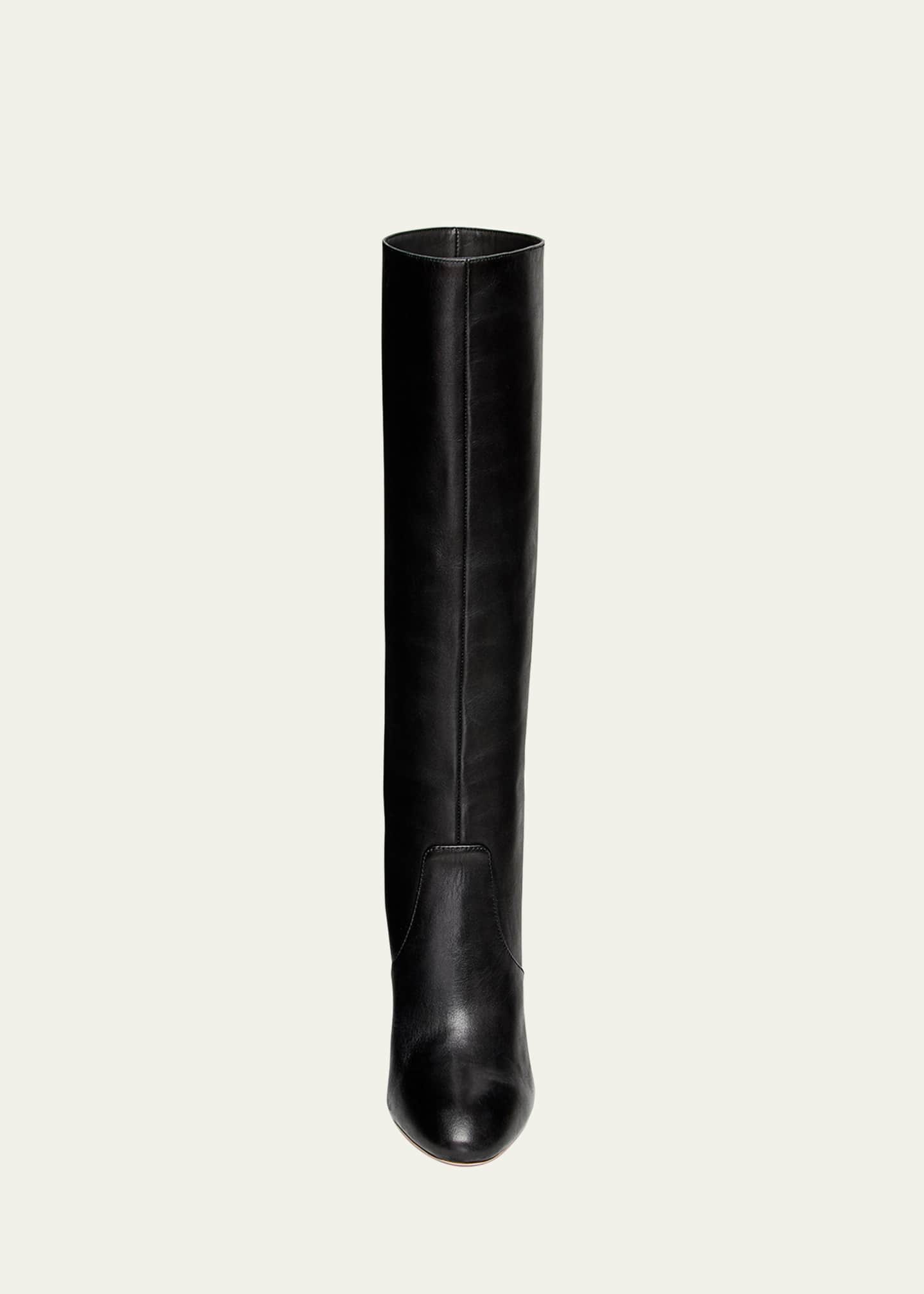 Loeffler Randall Goldy Leather Knee Boots Image 3 of 5