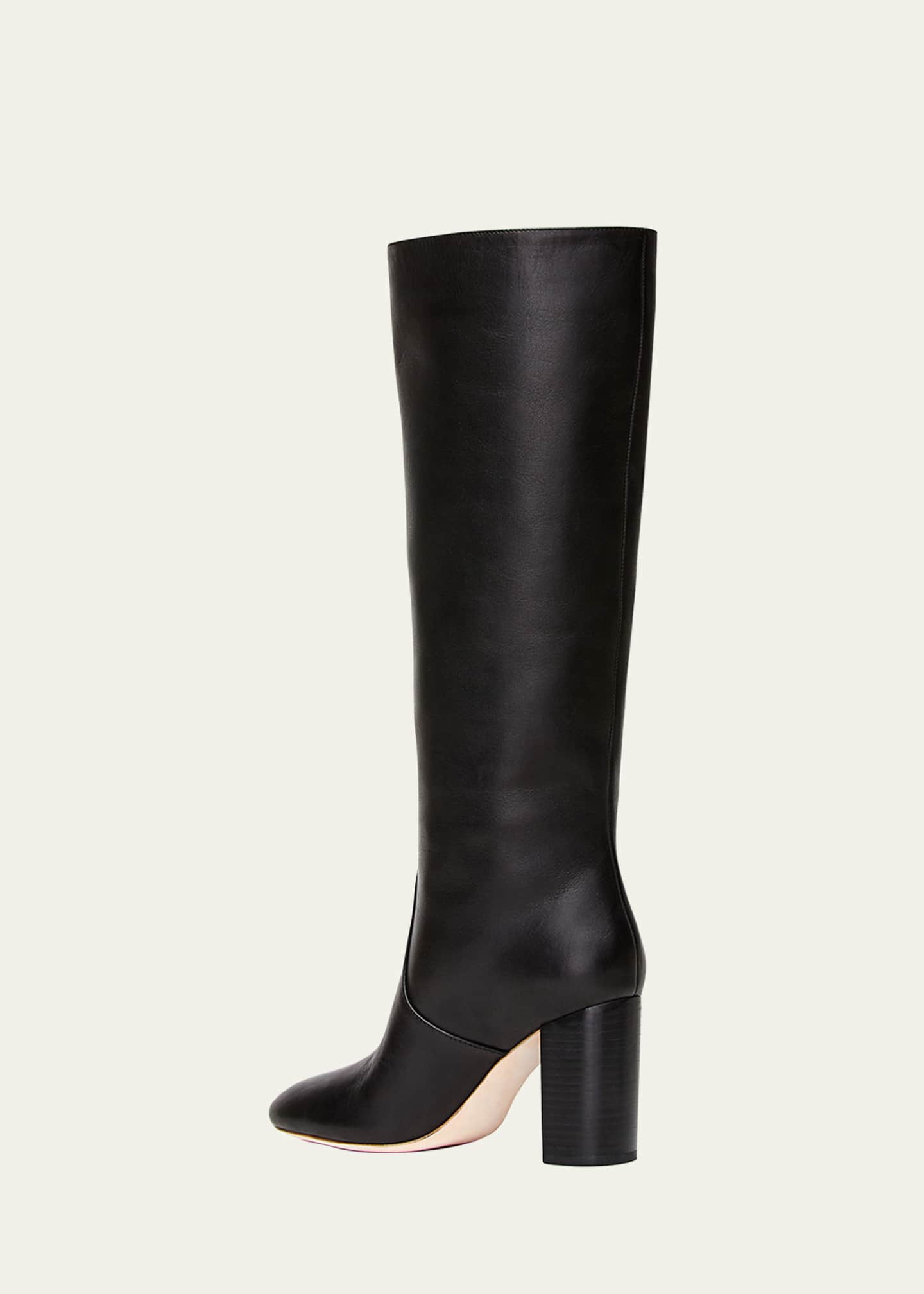 Loeffler Randall Goldy Leather Knee Boots Image 4 of 5